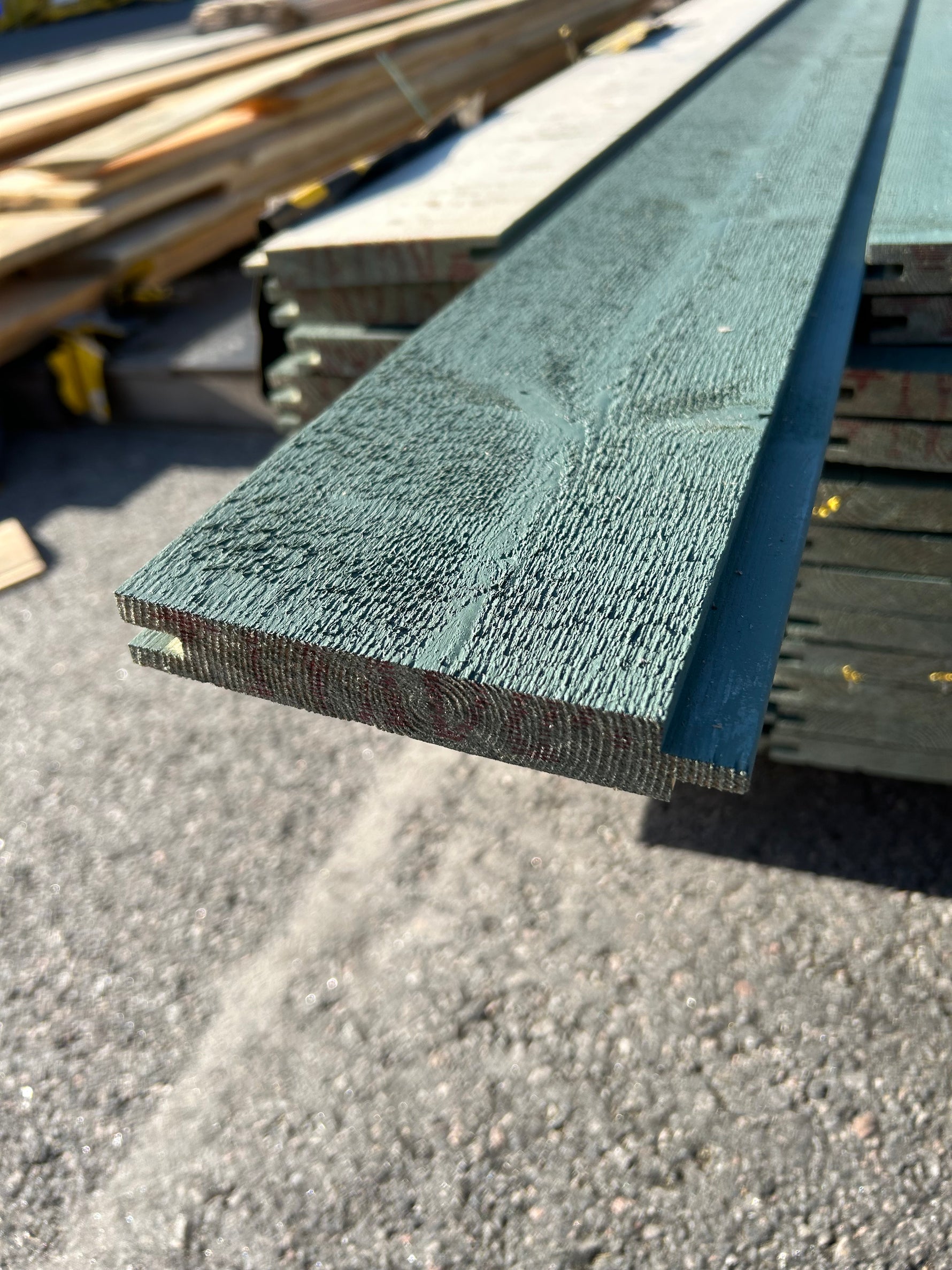 Paket Spontad Spårpanel 22x145mm (4,80–5,10m) 195st Gran