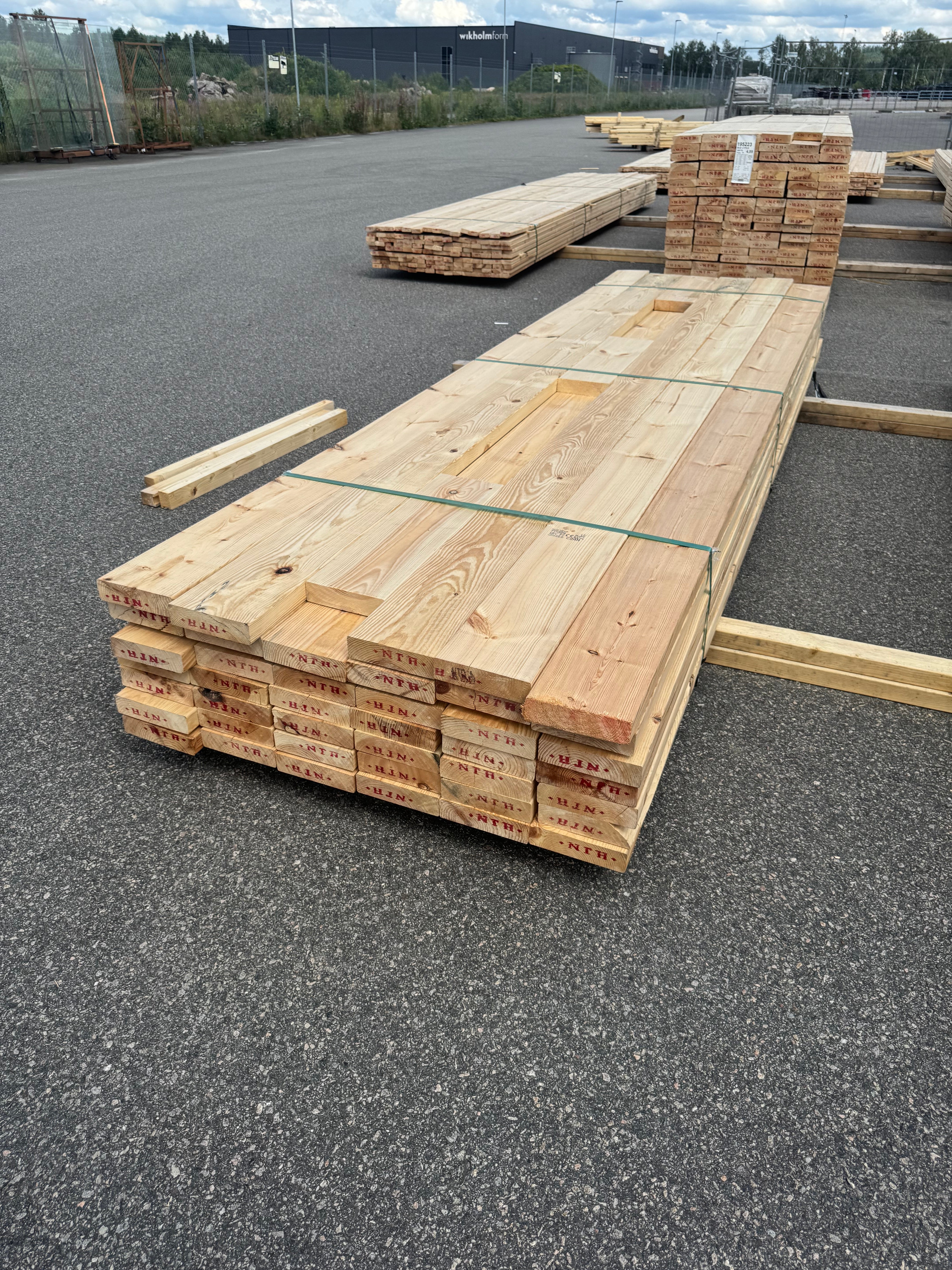 Paket Reglar 45x170 – 41 st (3,60 m, furu)