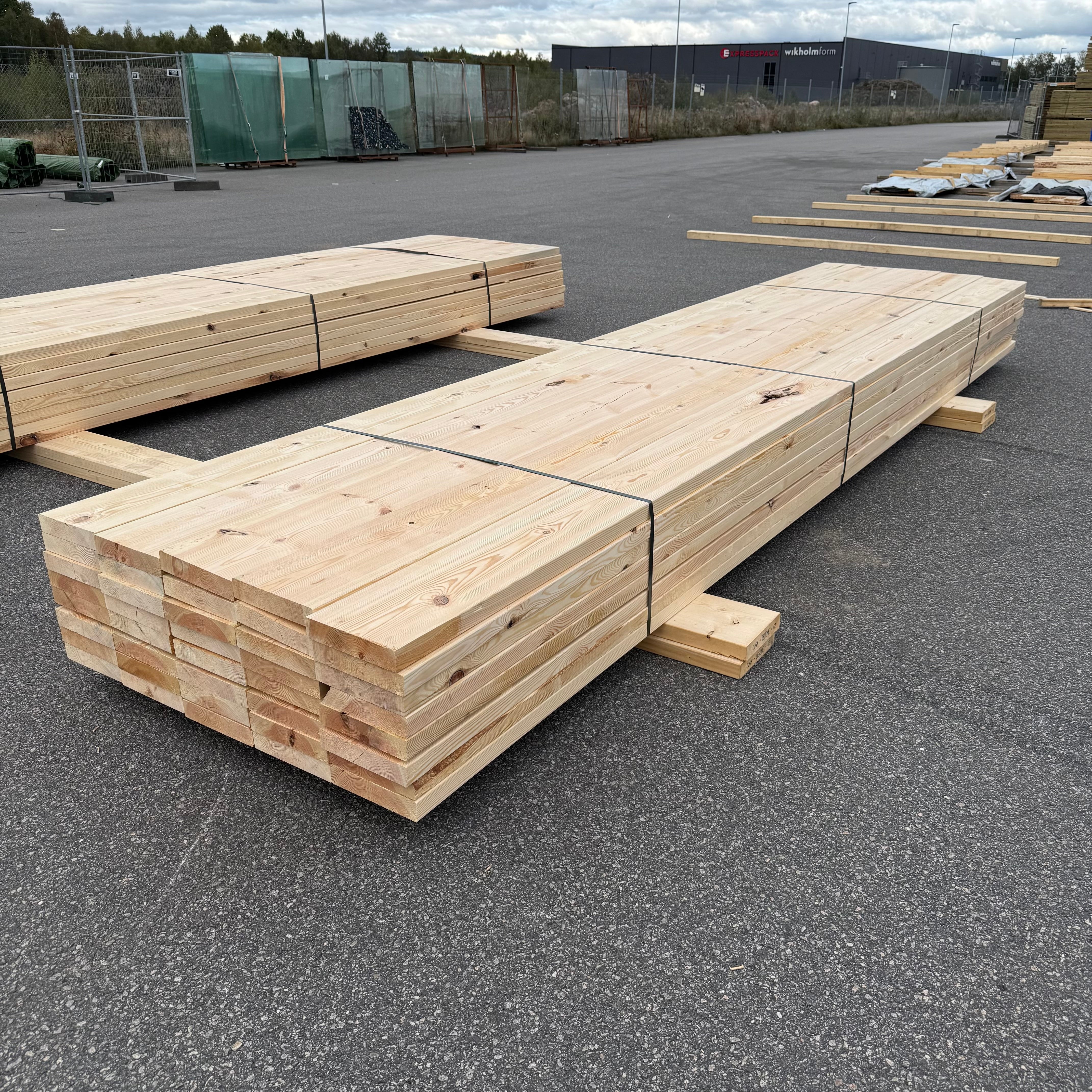 Paket Reglar 45x220mm – 40 st (4,80 m, furu)