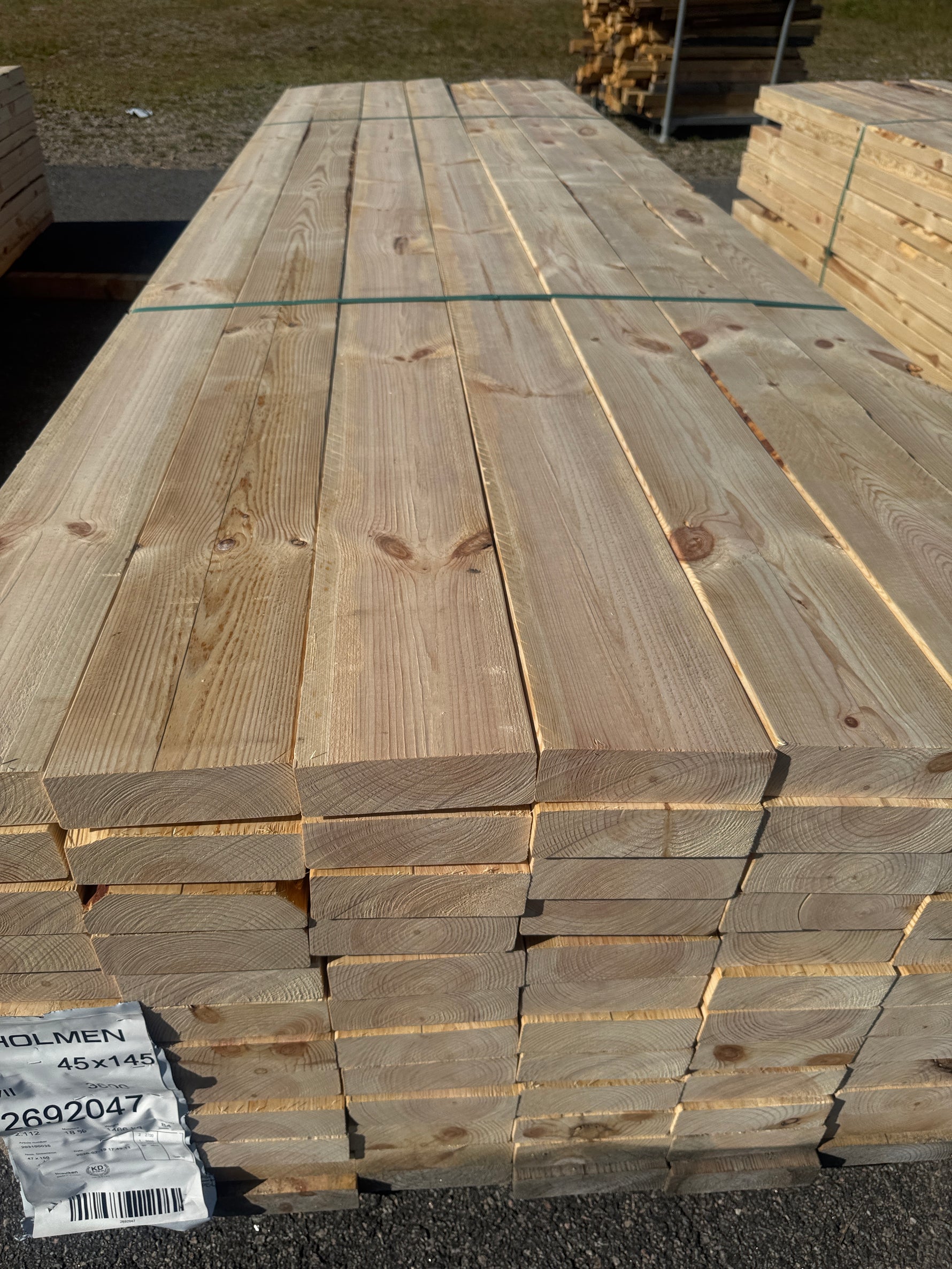 Paket Reglar 45x145mm 2,70-3,60m 84st