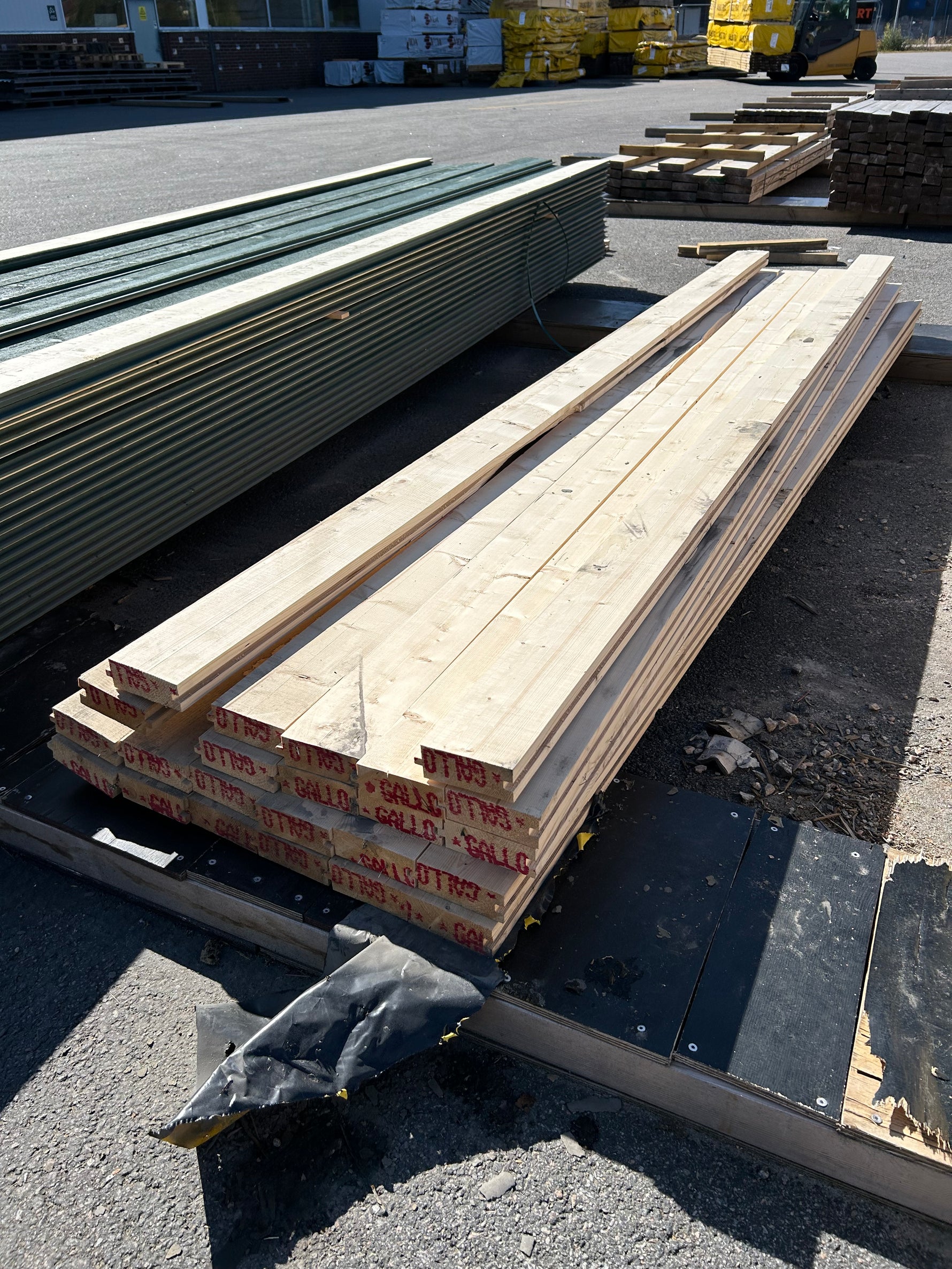 Paket Slätspont 45x120mm 3,00m 23st Gran