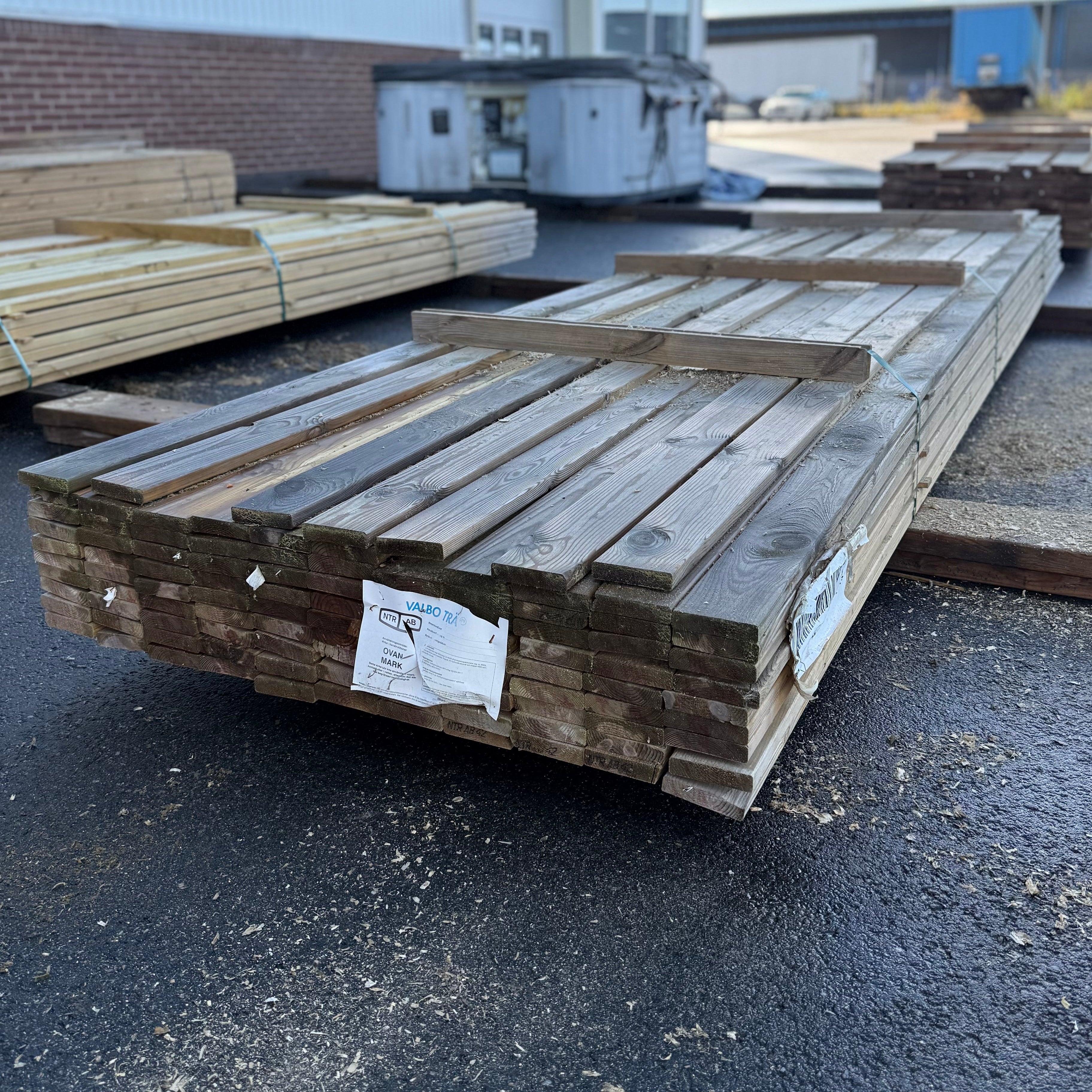 Paket Tryckimpregnerad Trall 22x95mm, 106st 4,20m