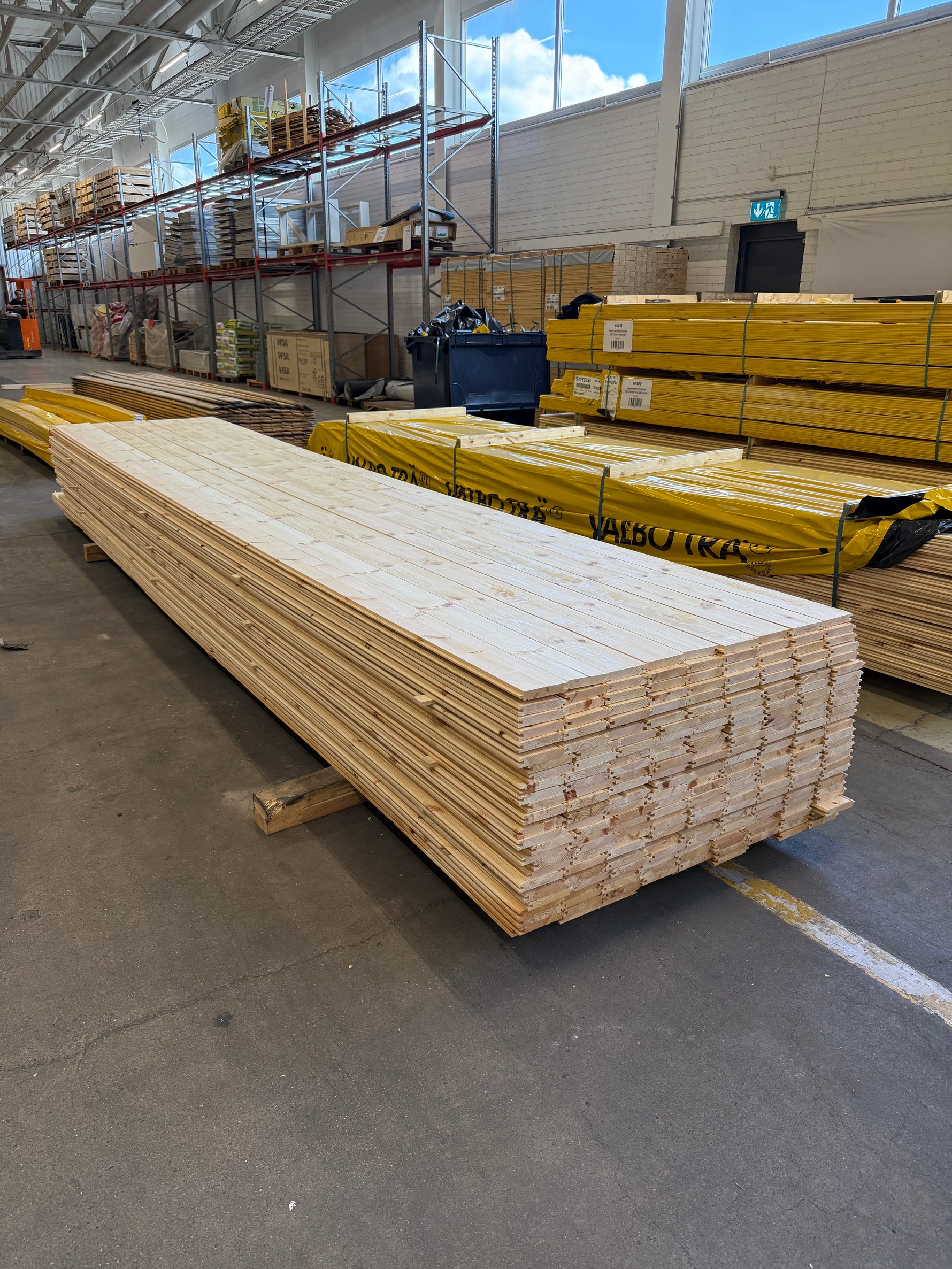 Paket Pärlspont 22x120mm Furu, 225st 5,10–5,40m (Sekunda)