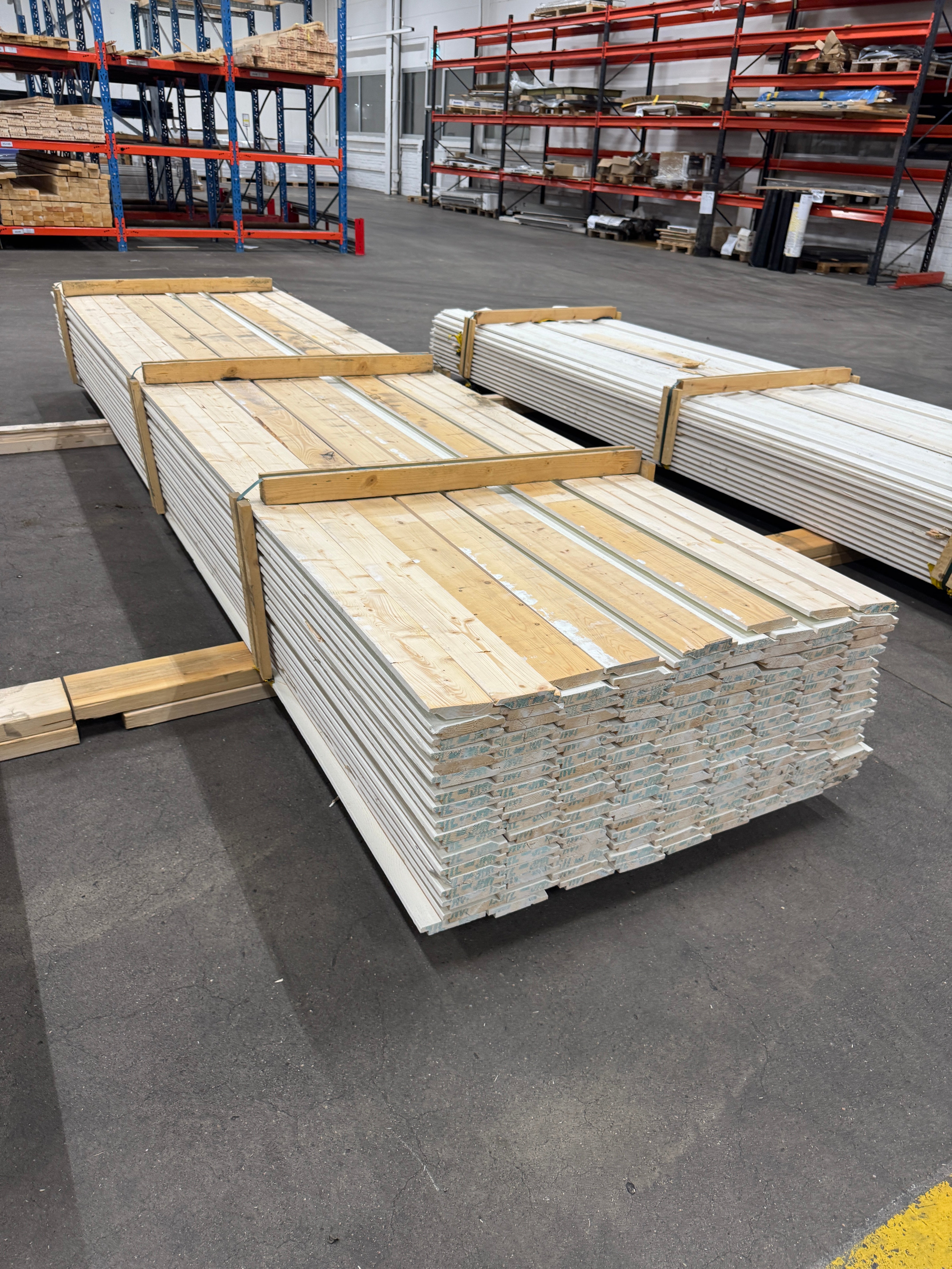 Paket Ytterpanel 22x120mm Vit – 161 st 4,20 m