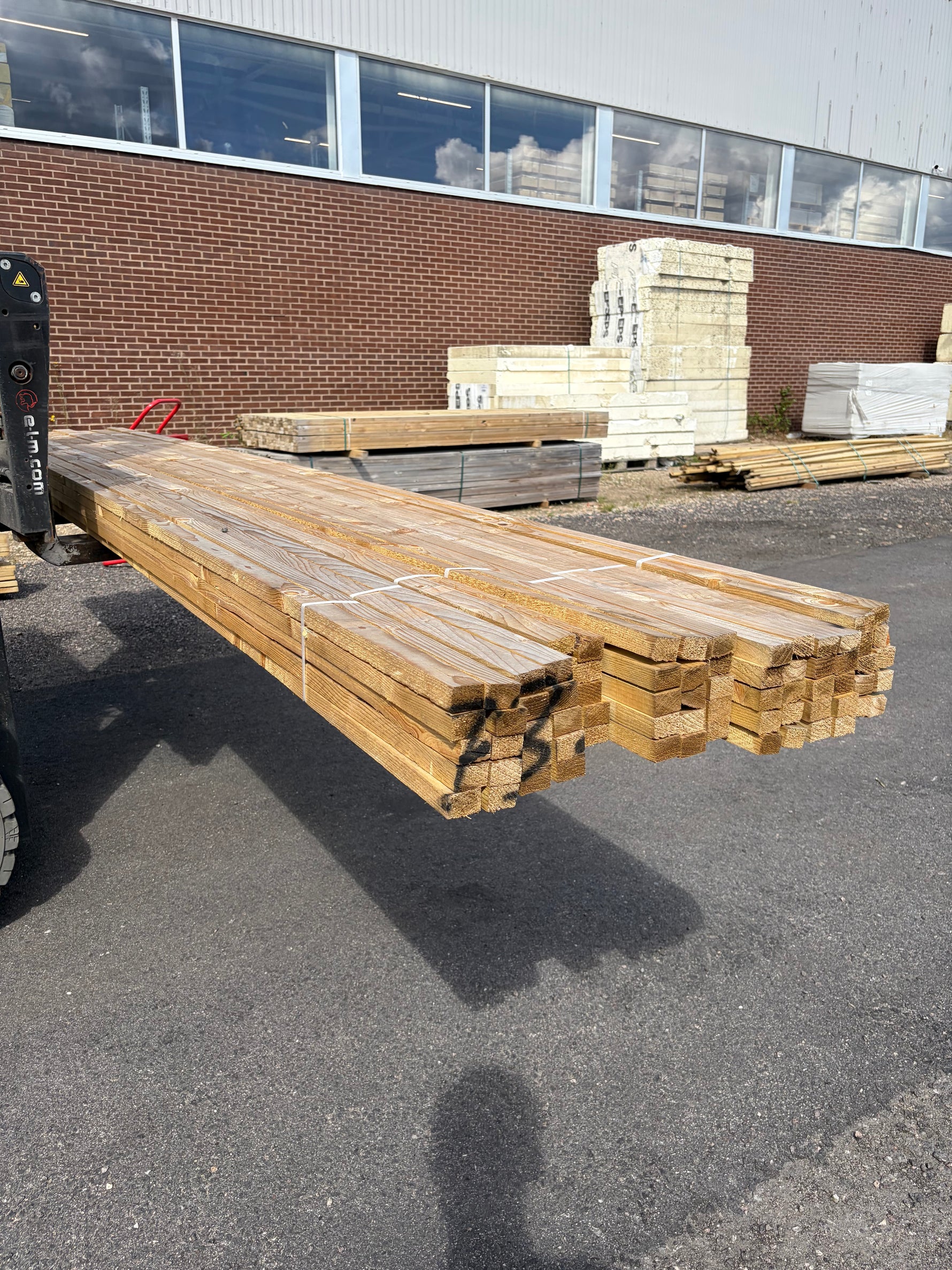 Paket tryckimpregnerad Läkt 25x36mm, 4,2 m - 80 st