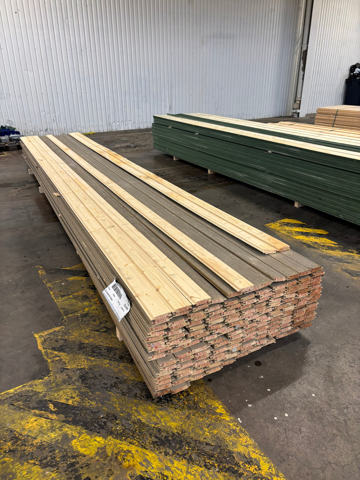Paket Spårpanel Lasyr 22×95 mm 5,40 m – 168 st