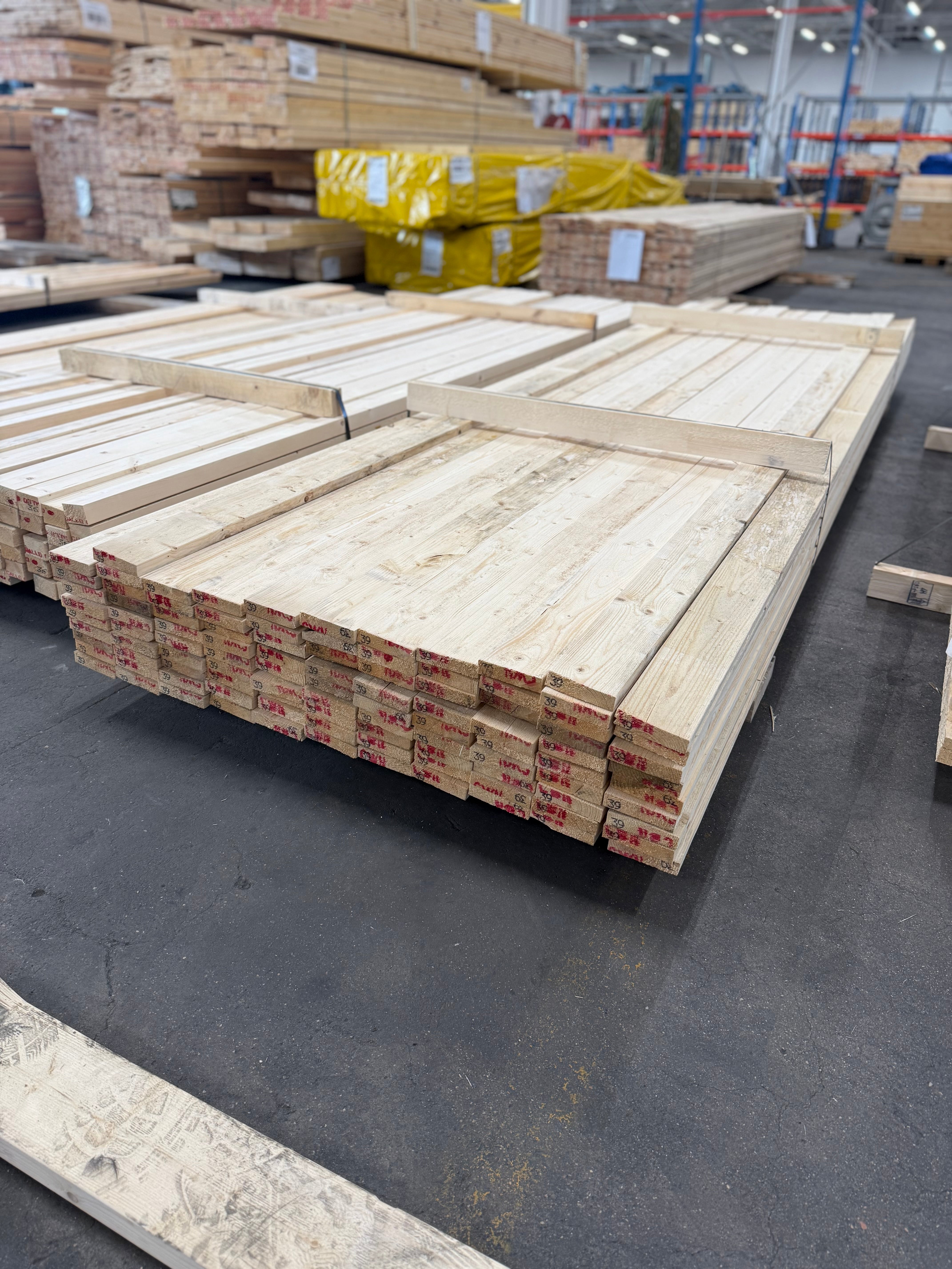 Paket Brädor 22x95mm 100st 3.90m