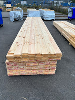 Paket Spontade Furu Brädor 27x145mm 5,40m – 152st (Andra Sortering)