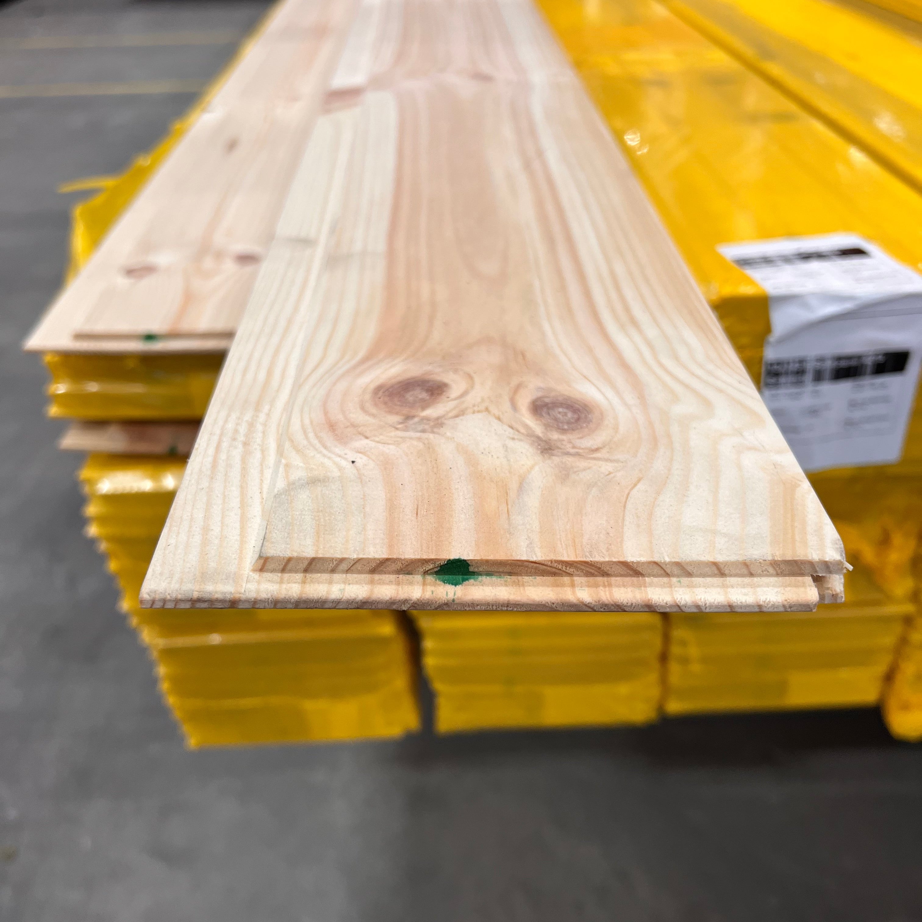 Paket Spårpanel 13x145 furu - sekunda (obehandlad) 36,1 kvm