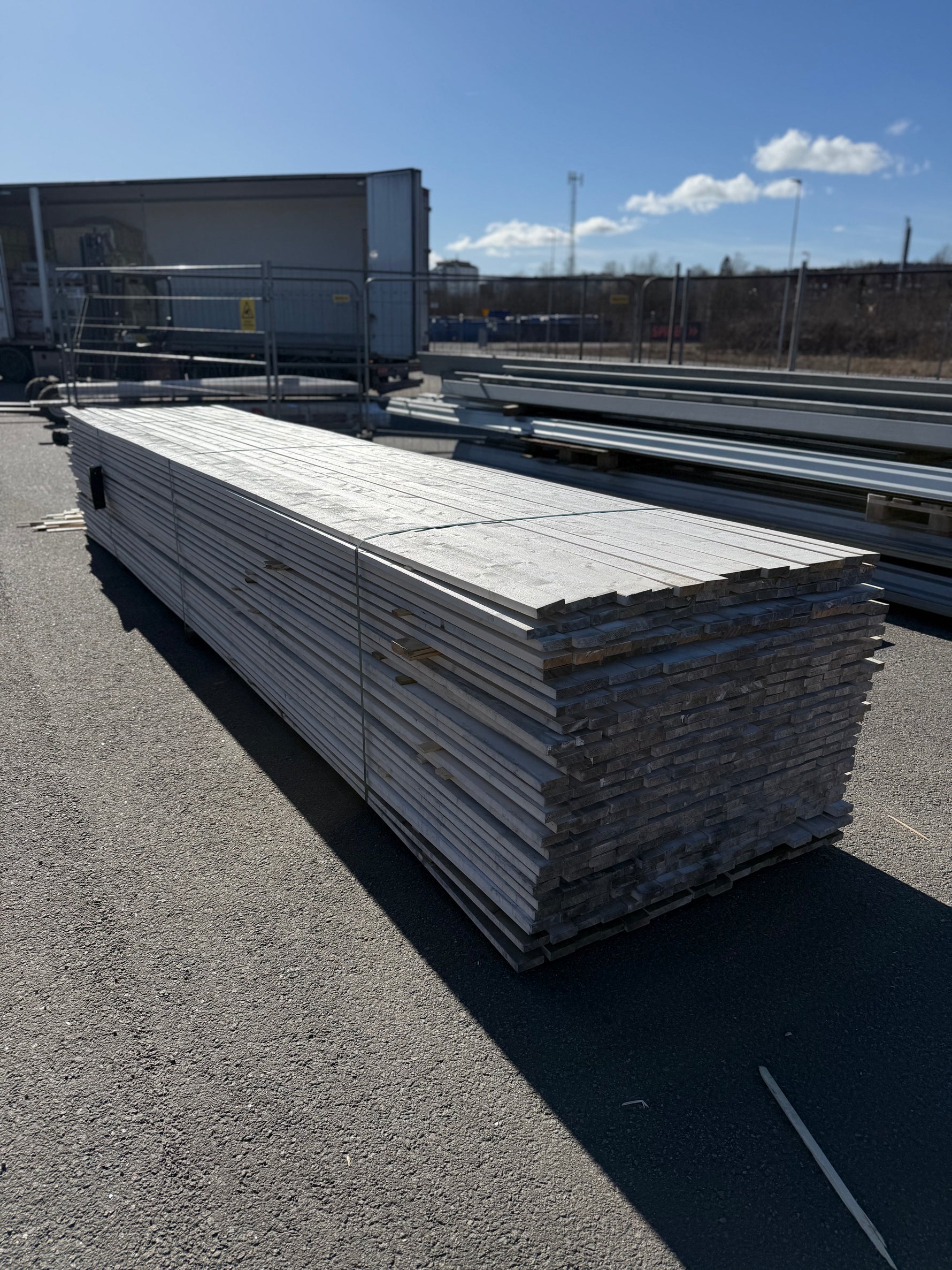 Paket Finsågad 22x70mm – 390 st 5,40 m Vit Grund - Spirec