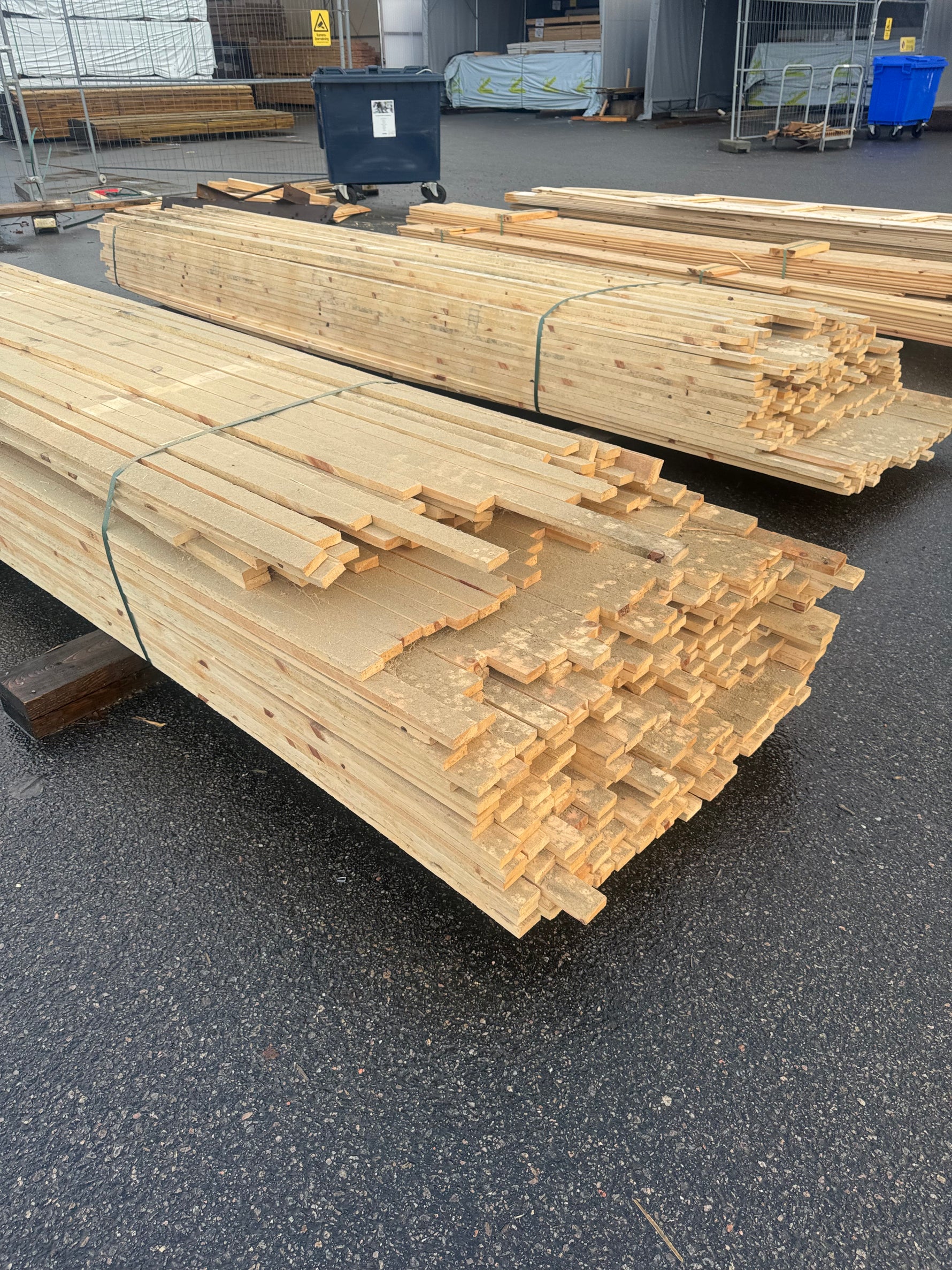 Paket Läkt 19x52 – 342 st (4,2–4,8 m, ohyvlade) - Spirec