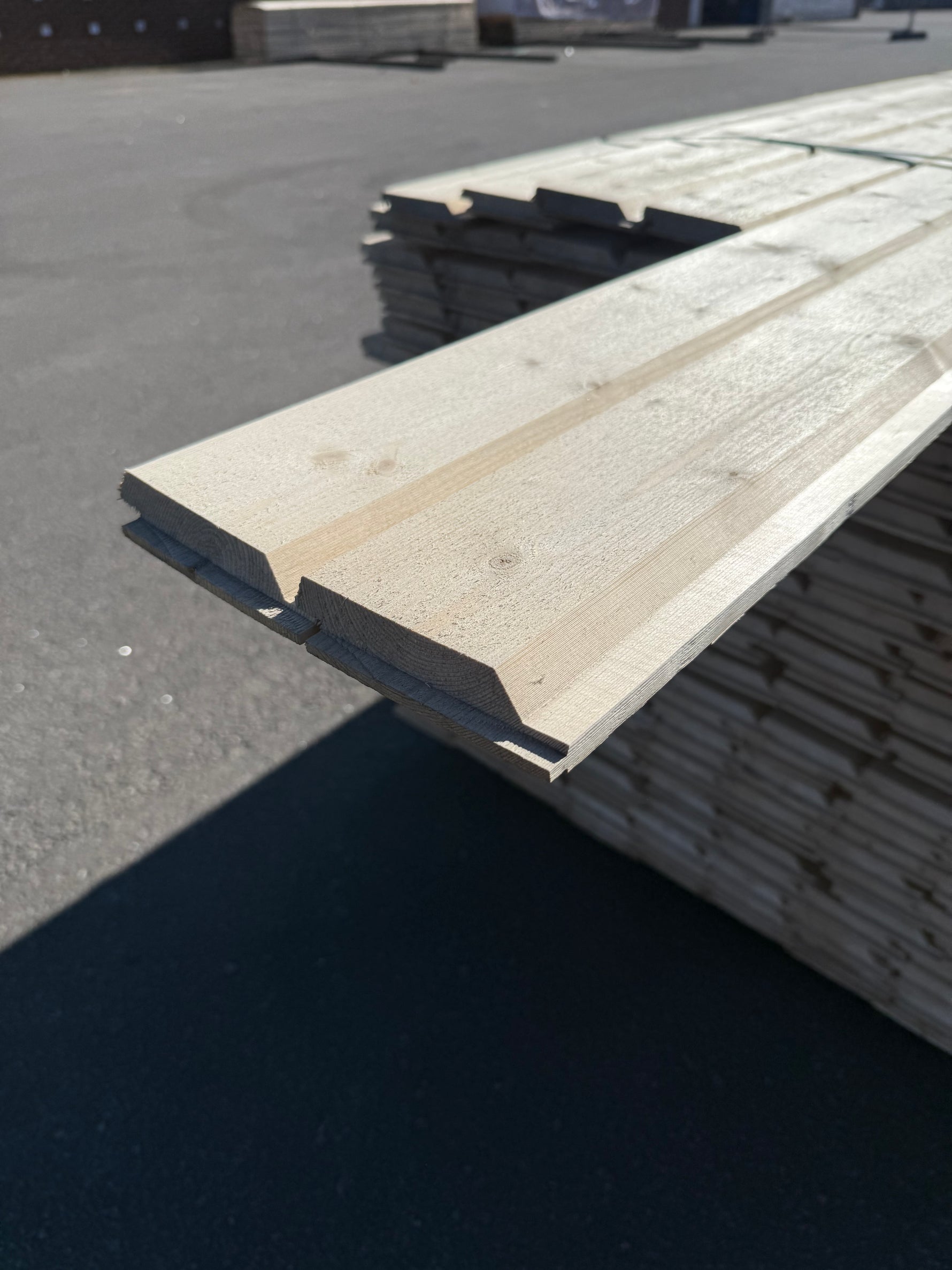 Paket Ytterpanel Enkelfas Fals 22x120mm – 260 st 5,40 m Obehandlad Gran - Spirec