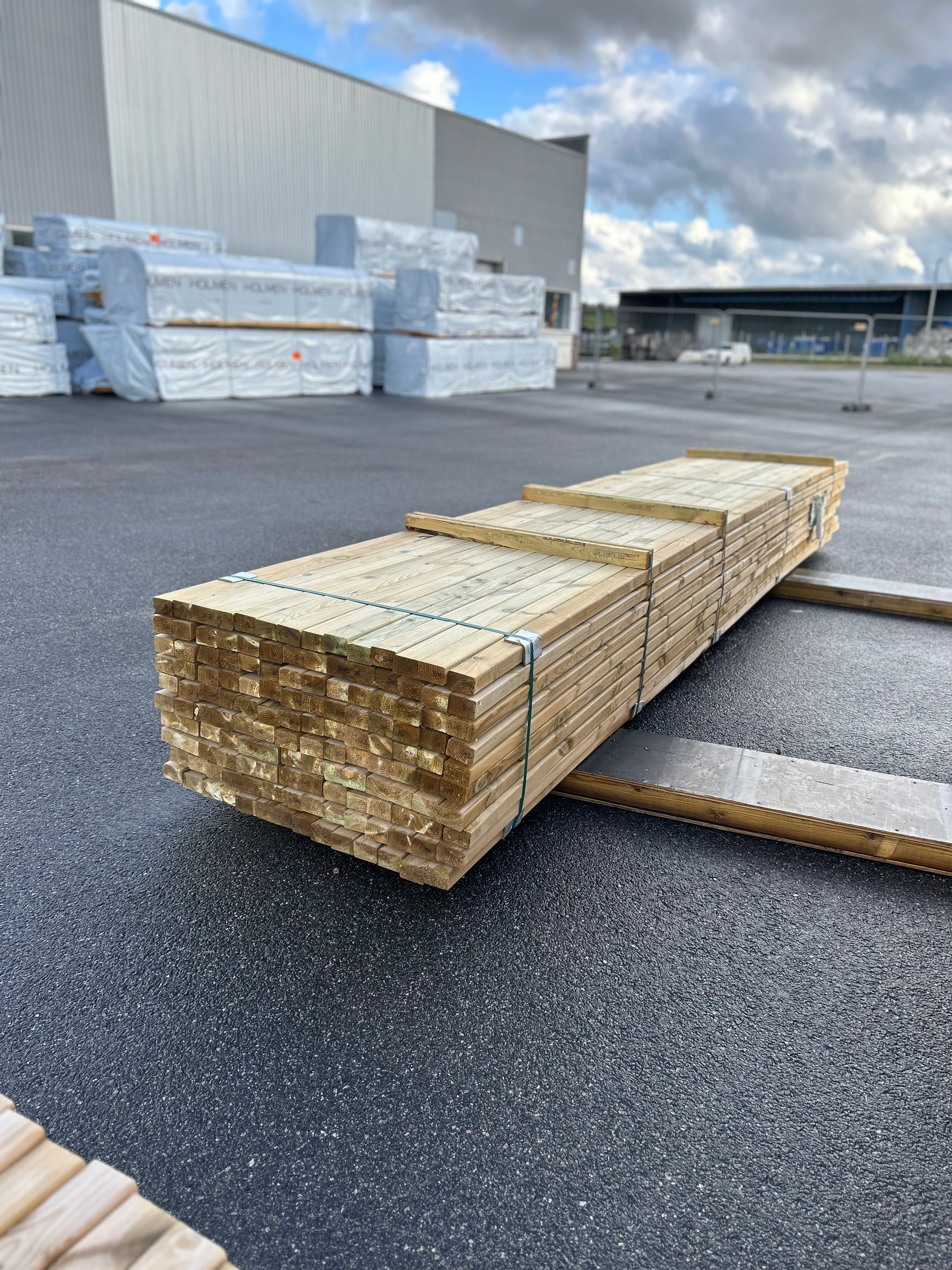Paket Tryckimpregnerade Reglar 45x70mm, 140st 5.40m