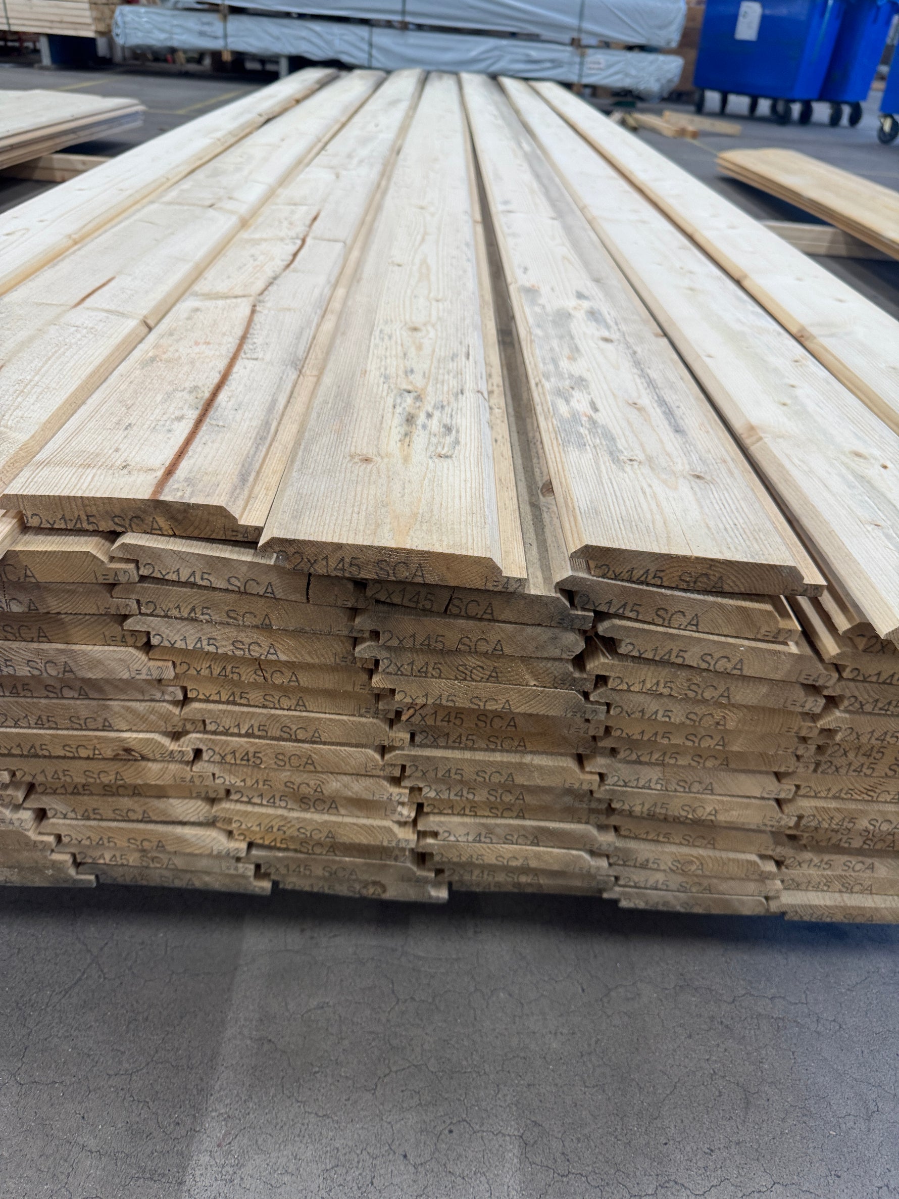 Paket Ytterpanel Dubbelfas Fals 22x145mm 4,20m – 110 st