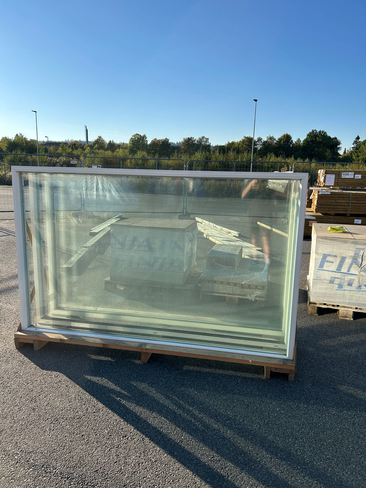 Parti 3st Fönster 238,5×148,5cm (3-Glas, Aluminiumbeklädda)