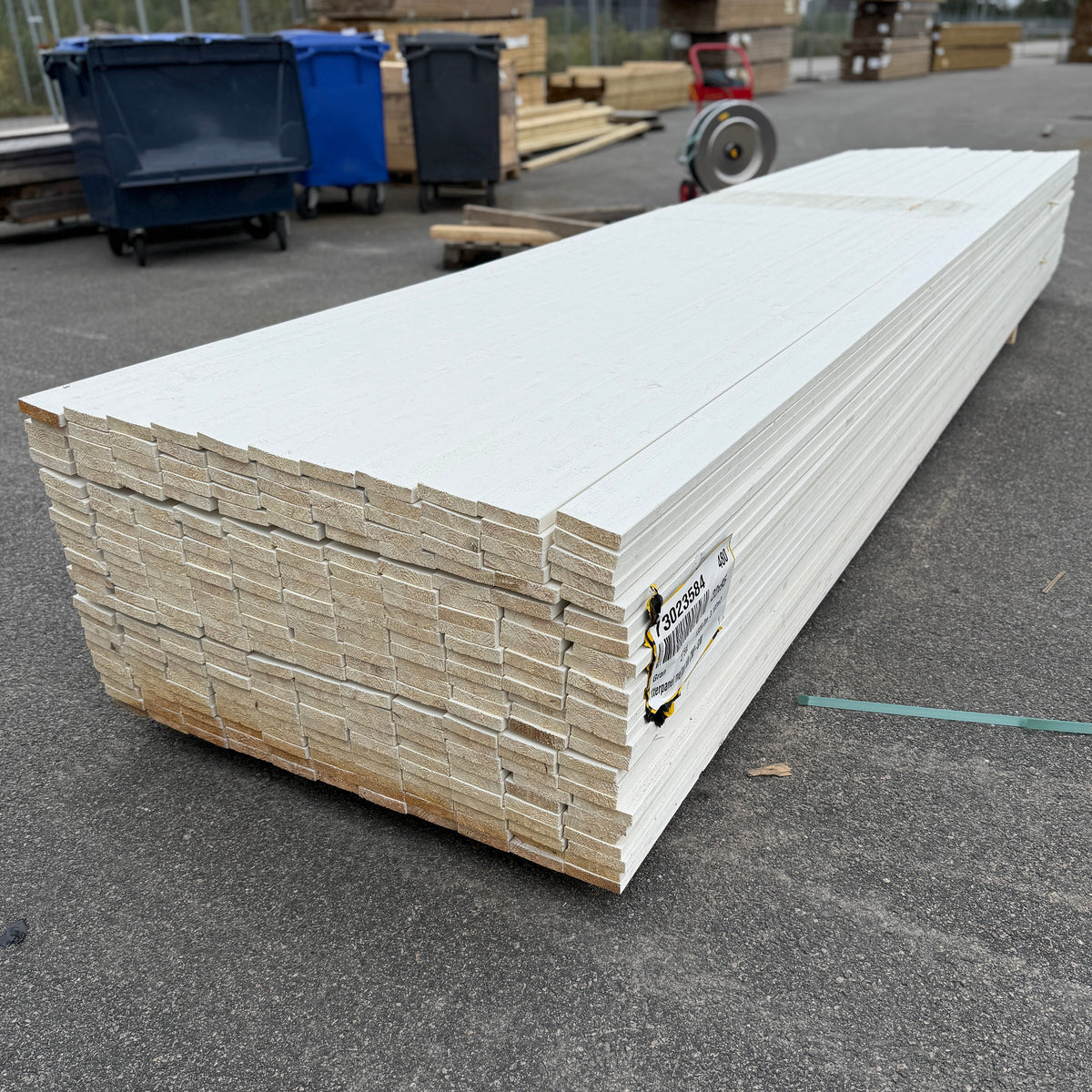 Paket Finsågade Brädor 22x95 mm – 4,80m 275st (Mellanstrukna)
