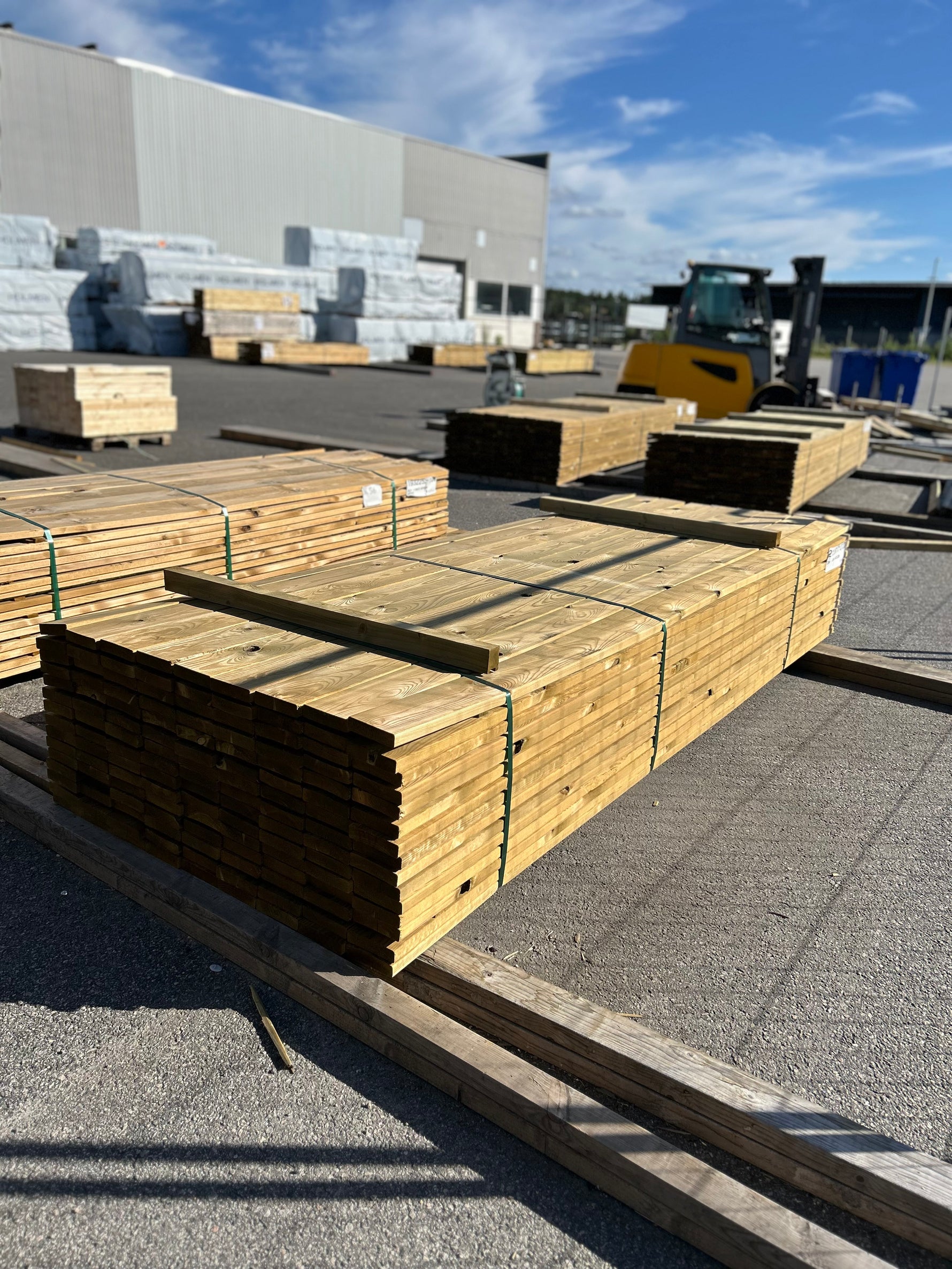 Paket Tryckimpregnerad Trall 28x120mm 3,00m 135st B-Sortering