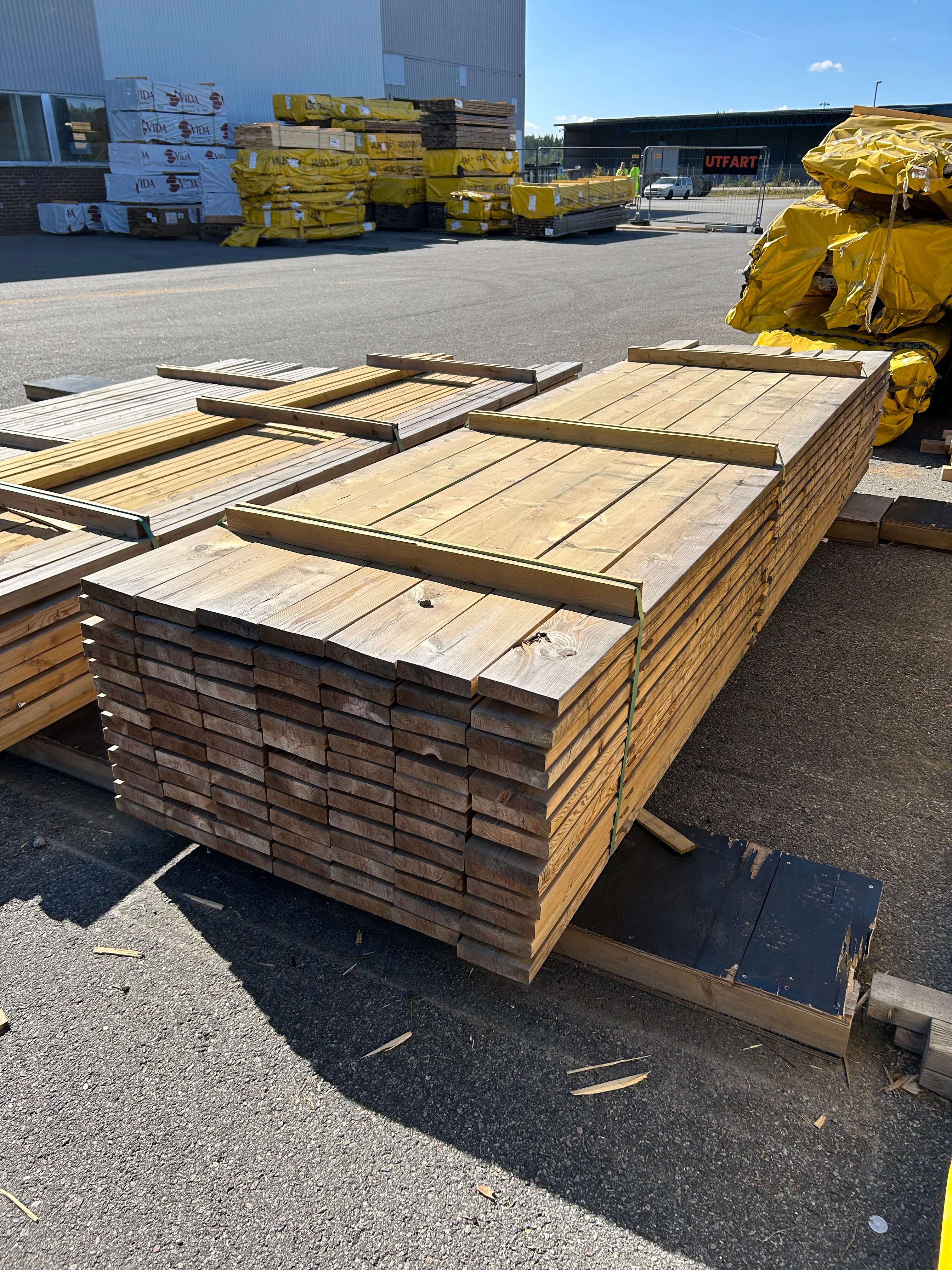 Parti Tryckimpregnerad Trall 34x145mm 3,60m 91st Furu NTR AB