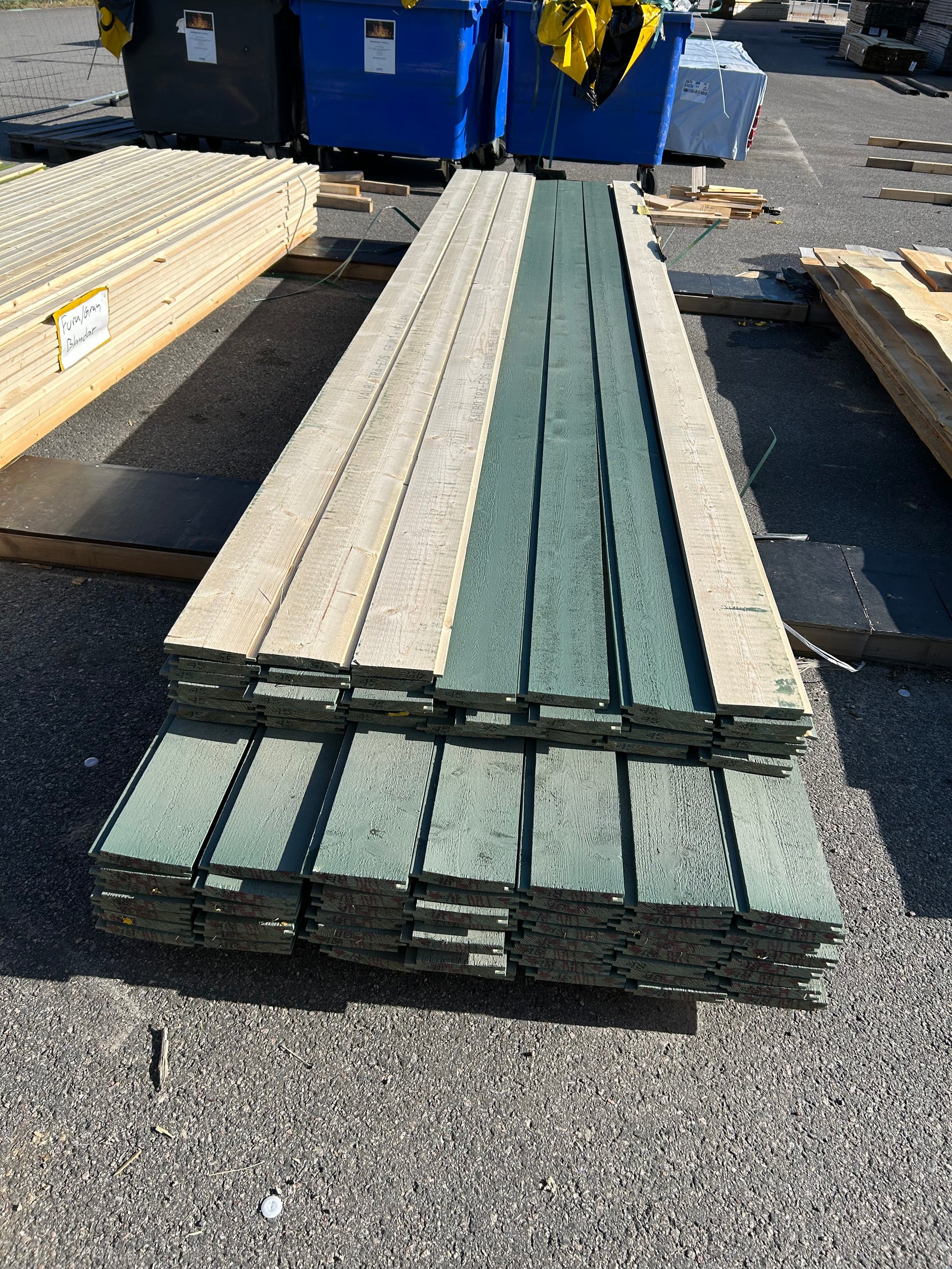 aket Falsad Spårpanel 22x145mm (4,50–4,80m) 88st Gran- Mellanstruken