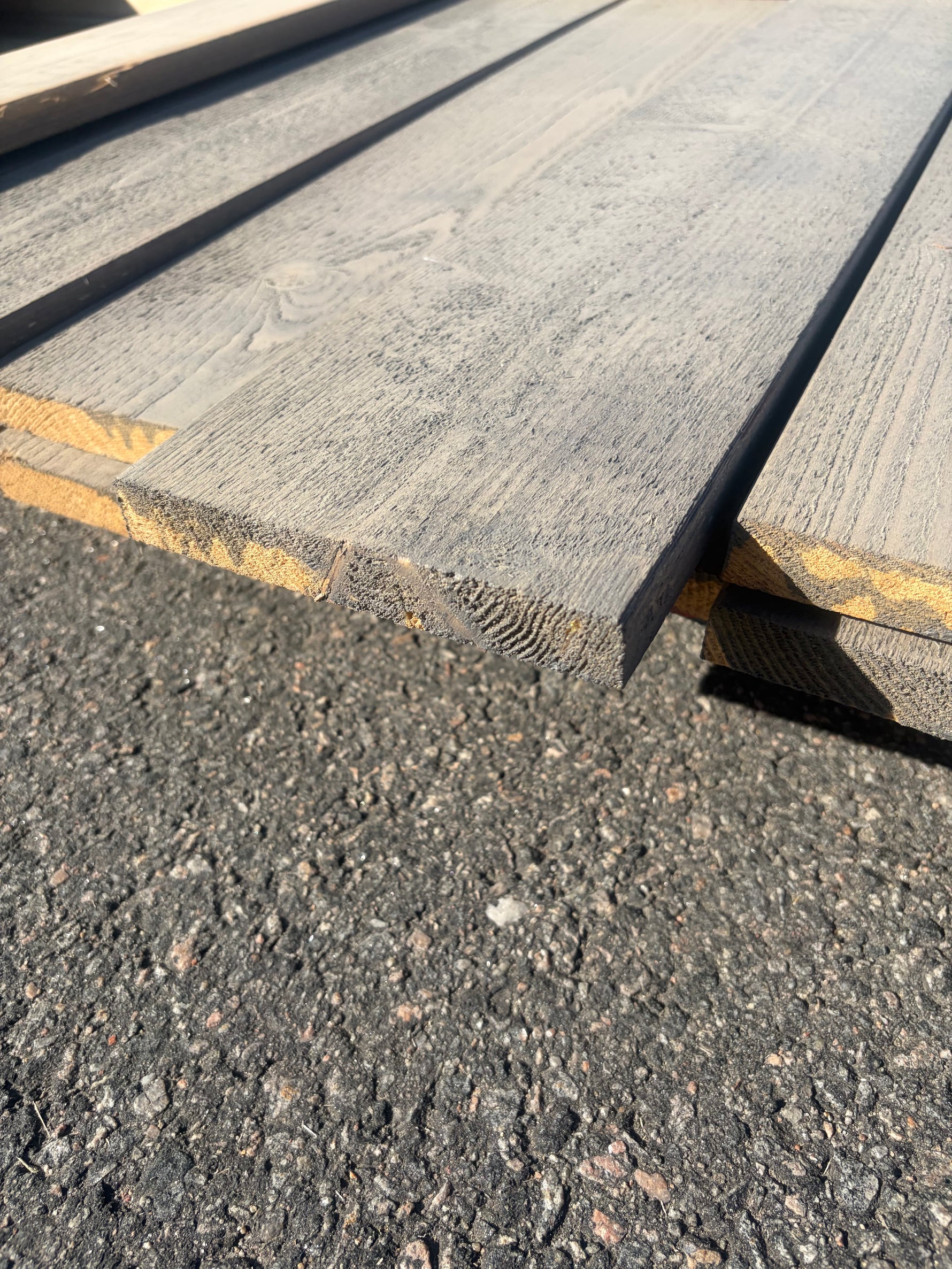 Paket Finsågade Brädor 22x145mm, 16st 4.80m Lasyr