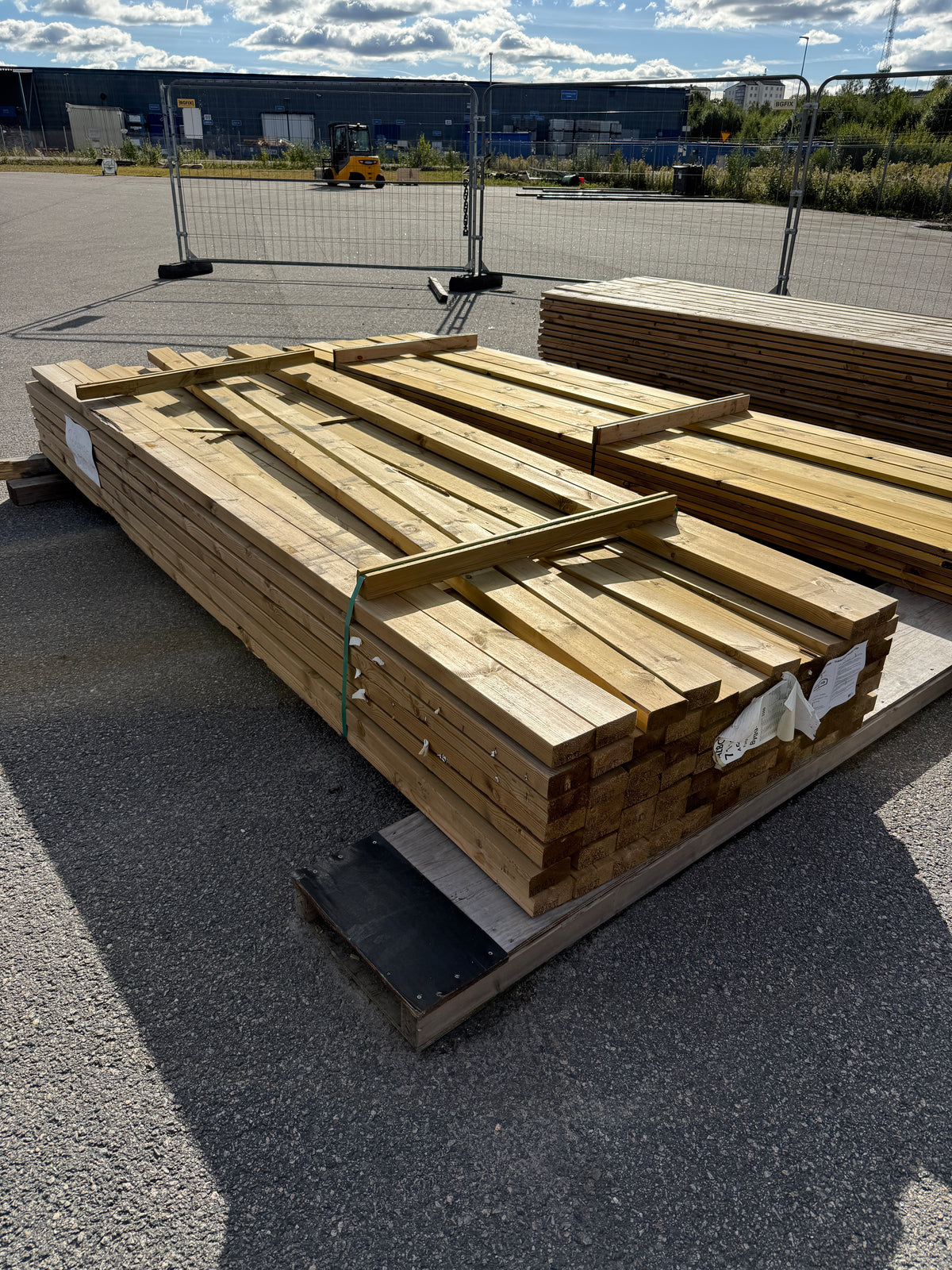Paket Tryckimpregnerade Reglar 45x95mm 3,30m NTR-AB, C24 72st