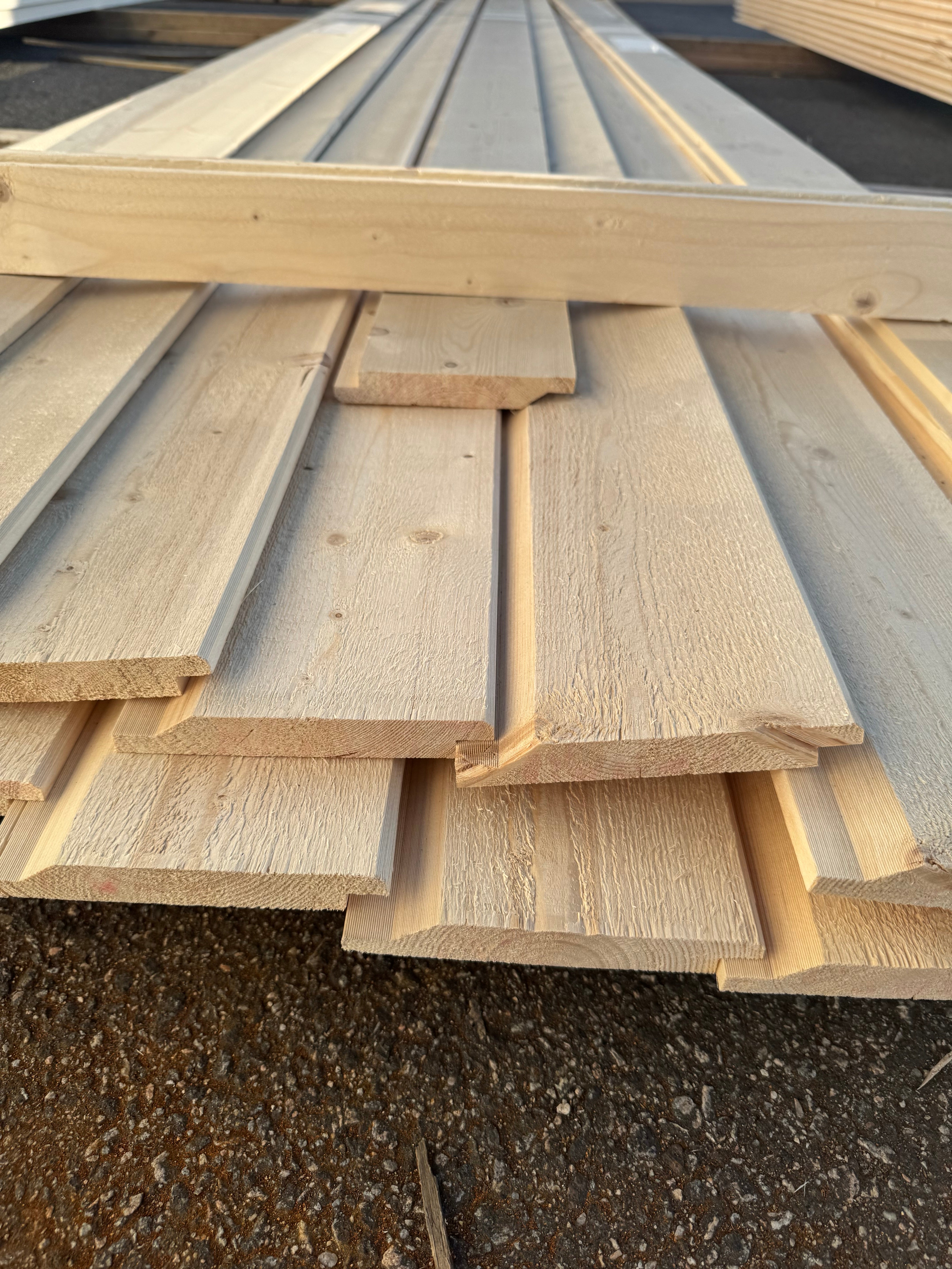 Paket Ytterpanel 22x145 mm – 4,80 m – 17 st