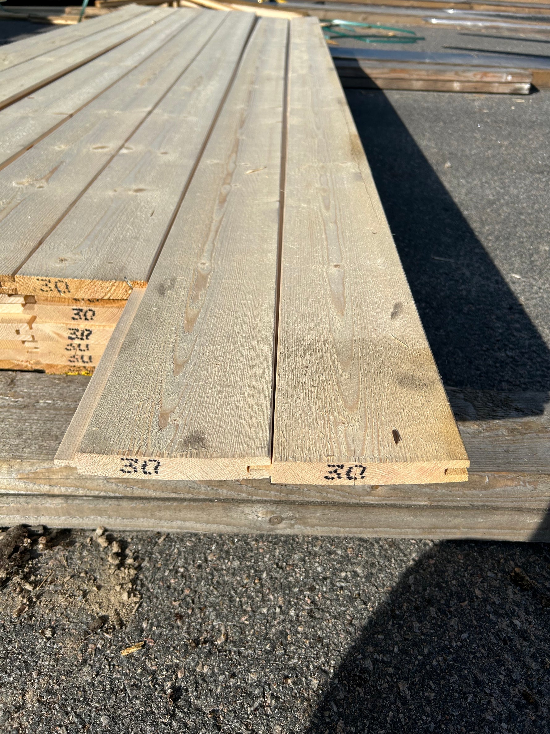 Parti Spontad Ytterpanel 22×145 mm 3,00 m 49 st Gran