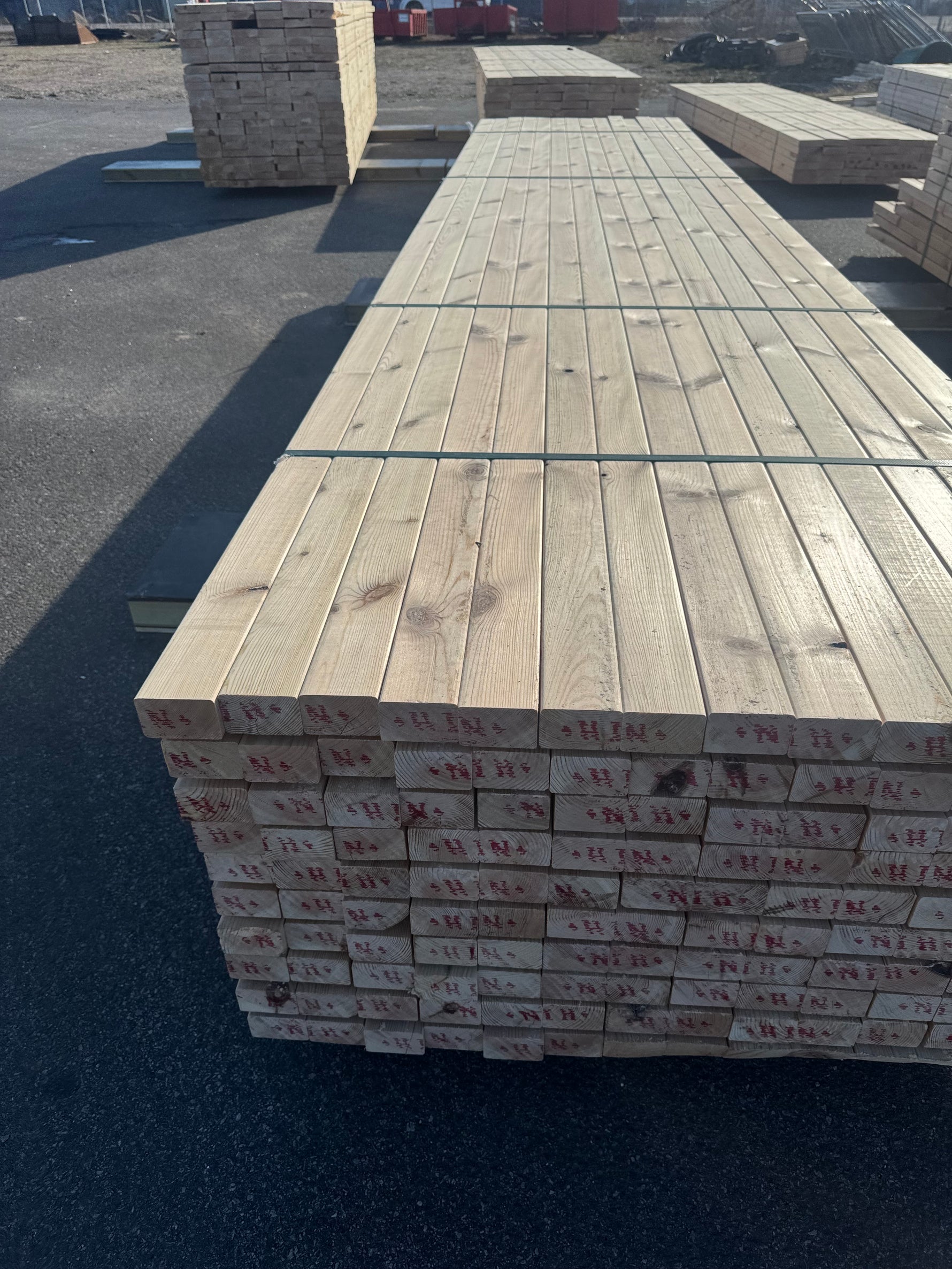 Paket Reglar 48x73 mm – 140 st (4,80 m, furu)