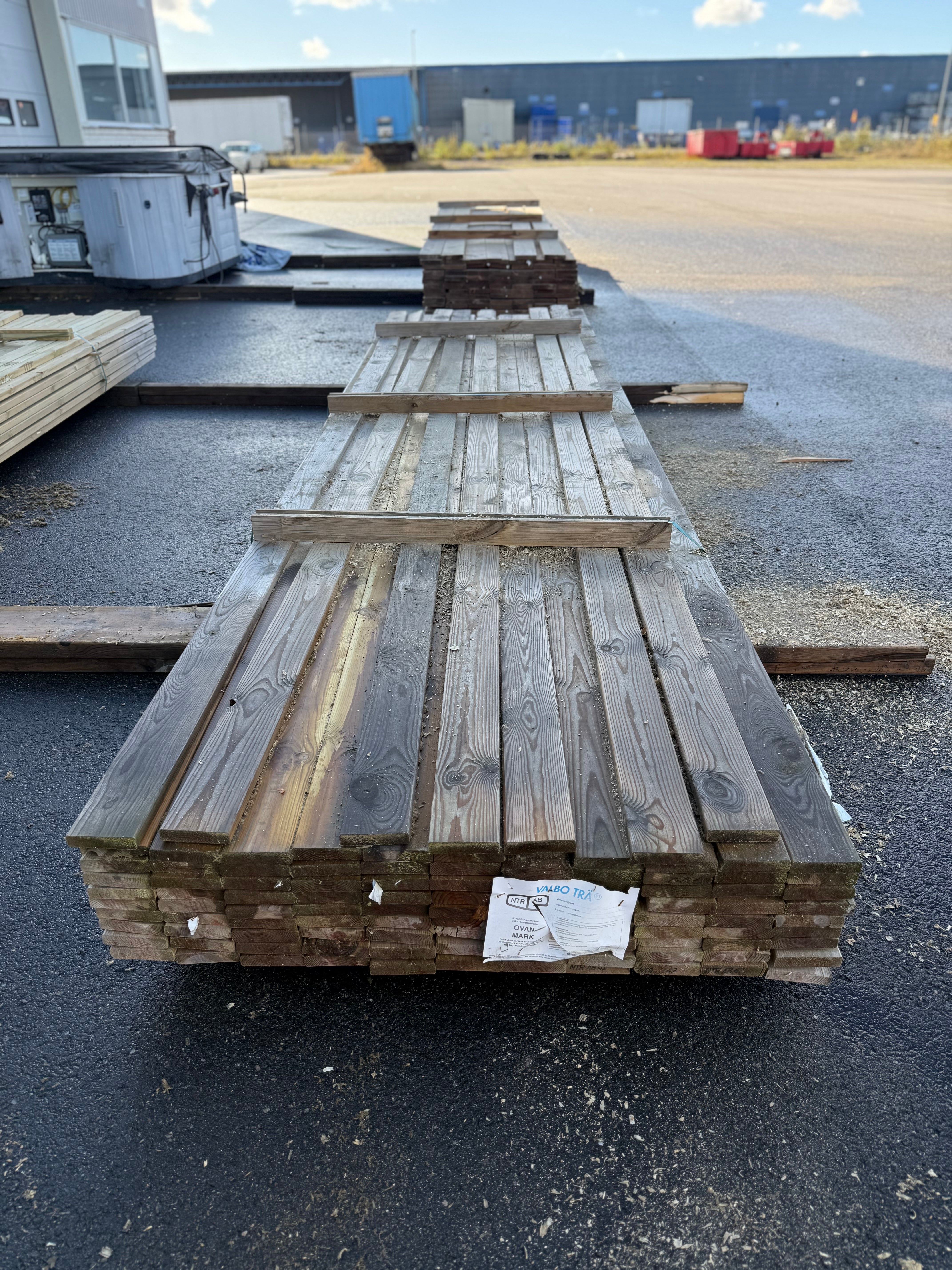 Paket Tryckimpregnerad Trall 22x95mm, 106st 4,20m