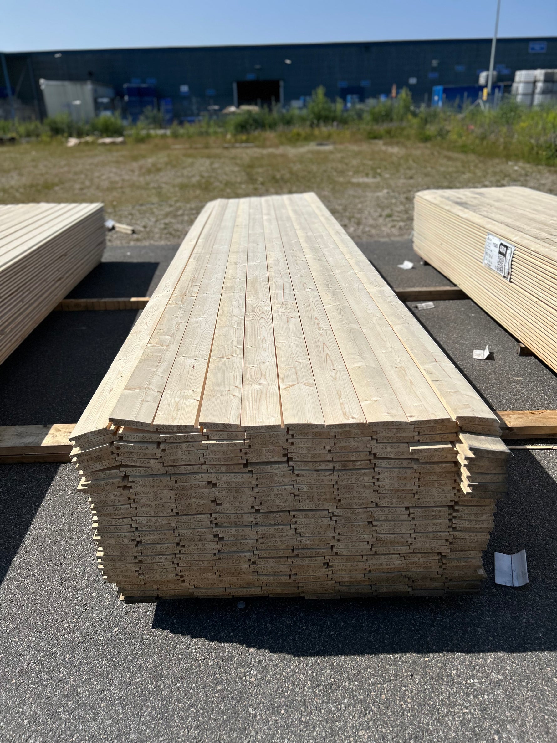 Paket Ytterpanel 22x120mm 4.80m 260st- Obehandlade
