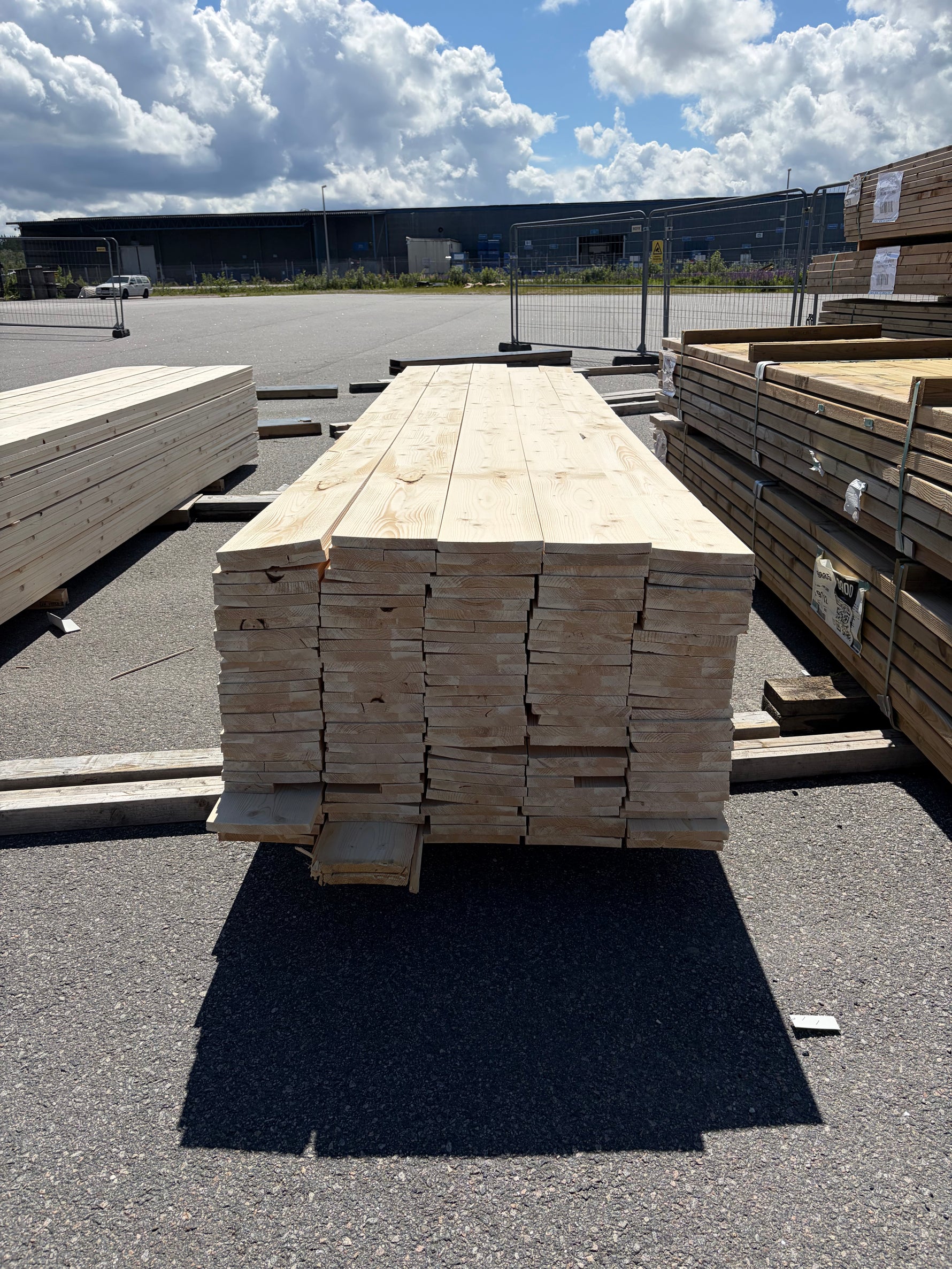 Paket Ytterpanel 22x195mm, 139st 3,60–5,40m (Andra sortering)
