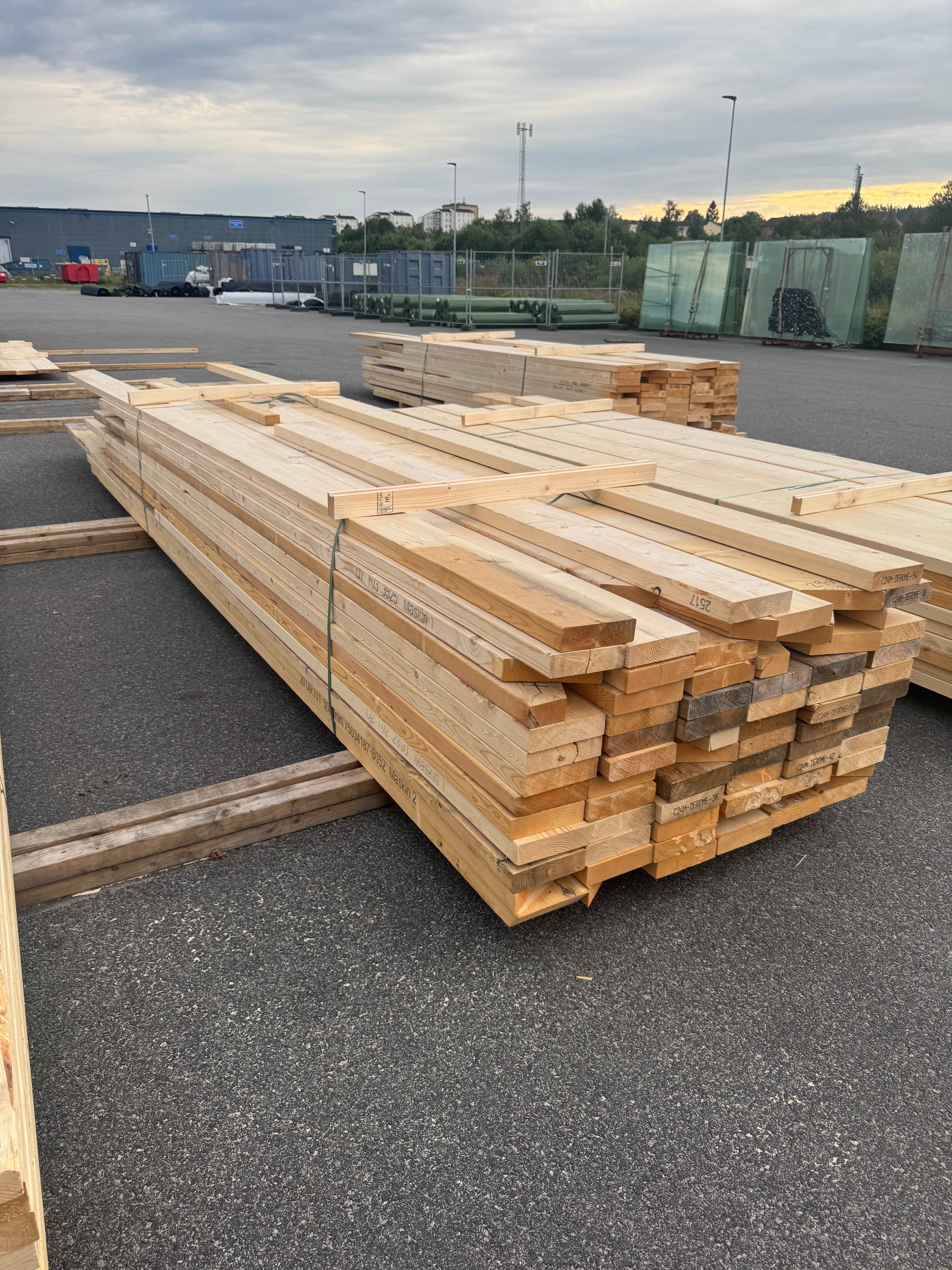 Paket Reglar 45x170 – 75 st C24 (ca 4,2 m)