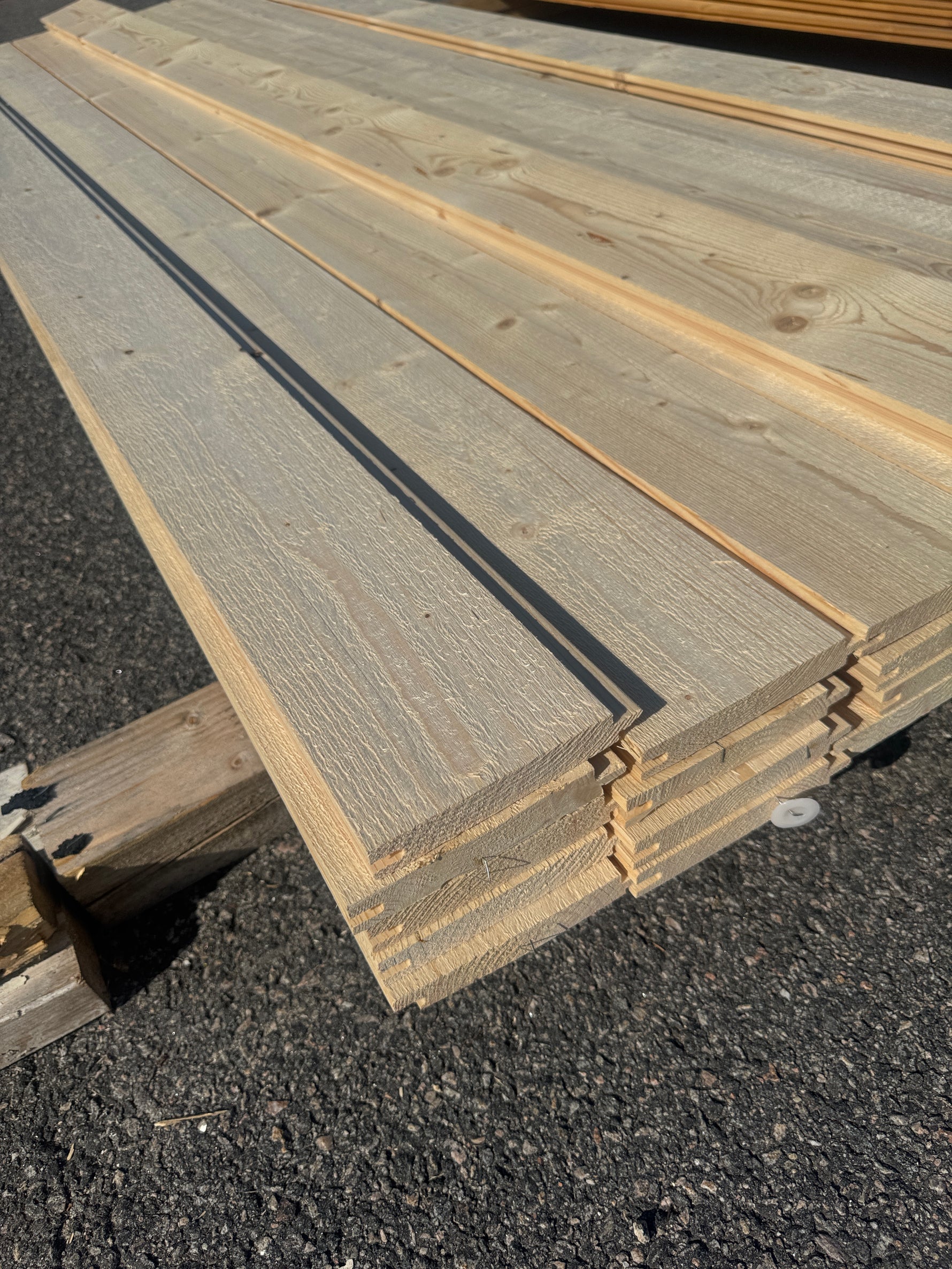 Paket Ytterpanel 22x145mm 2,70m 31st Obehandlad