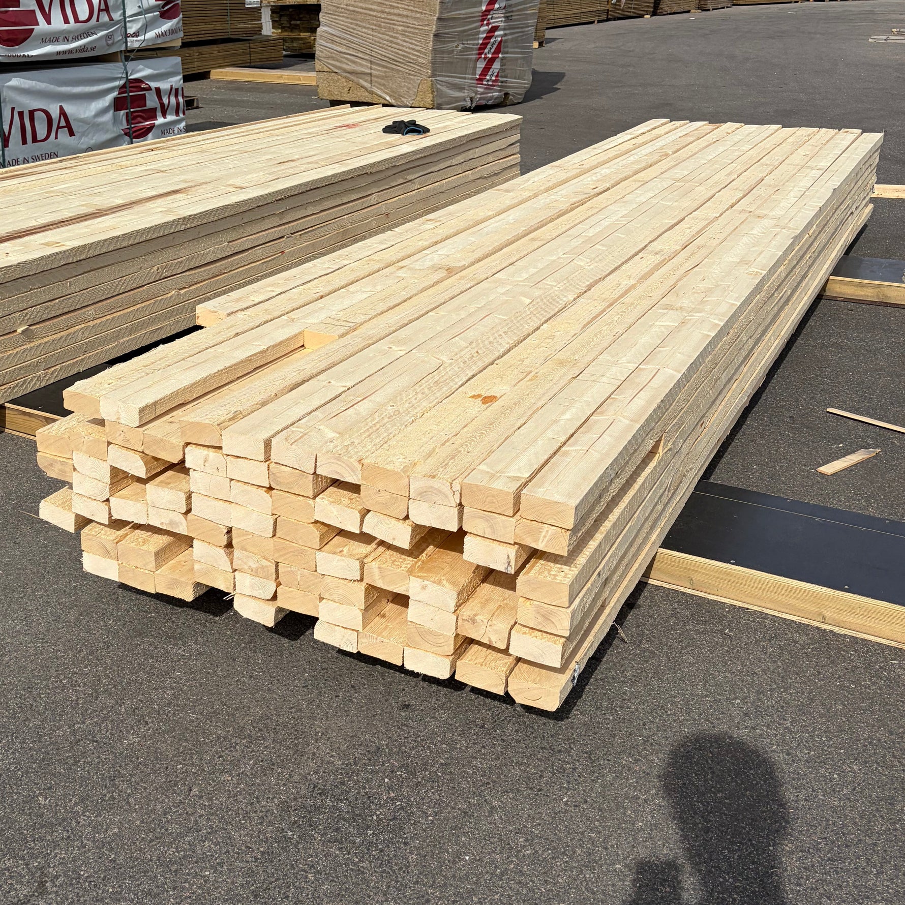 Paket Ohyvlade Reglar 45x90mm, 96st (4,2–4,8m)