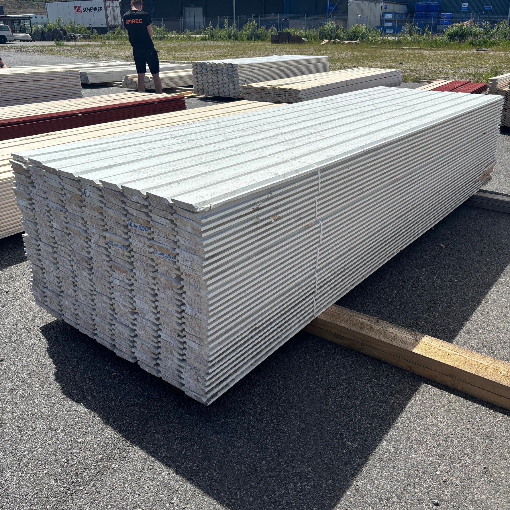 Paket Ytterpanel Enkelfas Halvspont 22x120mm, 270st 3.60m Mellanstruken&nbsp;