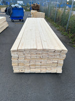 Paket Finsågade Brädor 22x120 mm – 4,20–4,80 m (Andra sortering)
