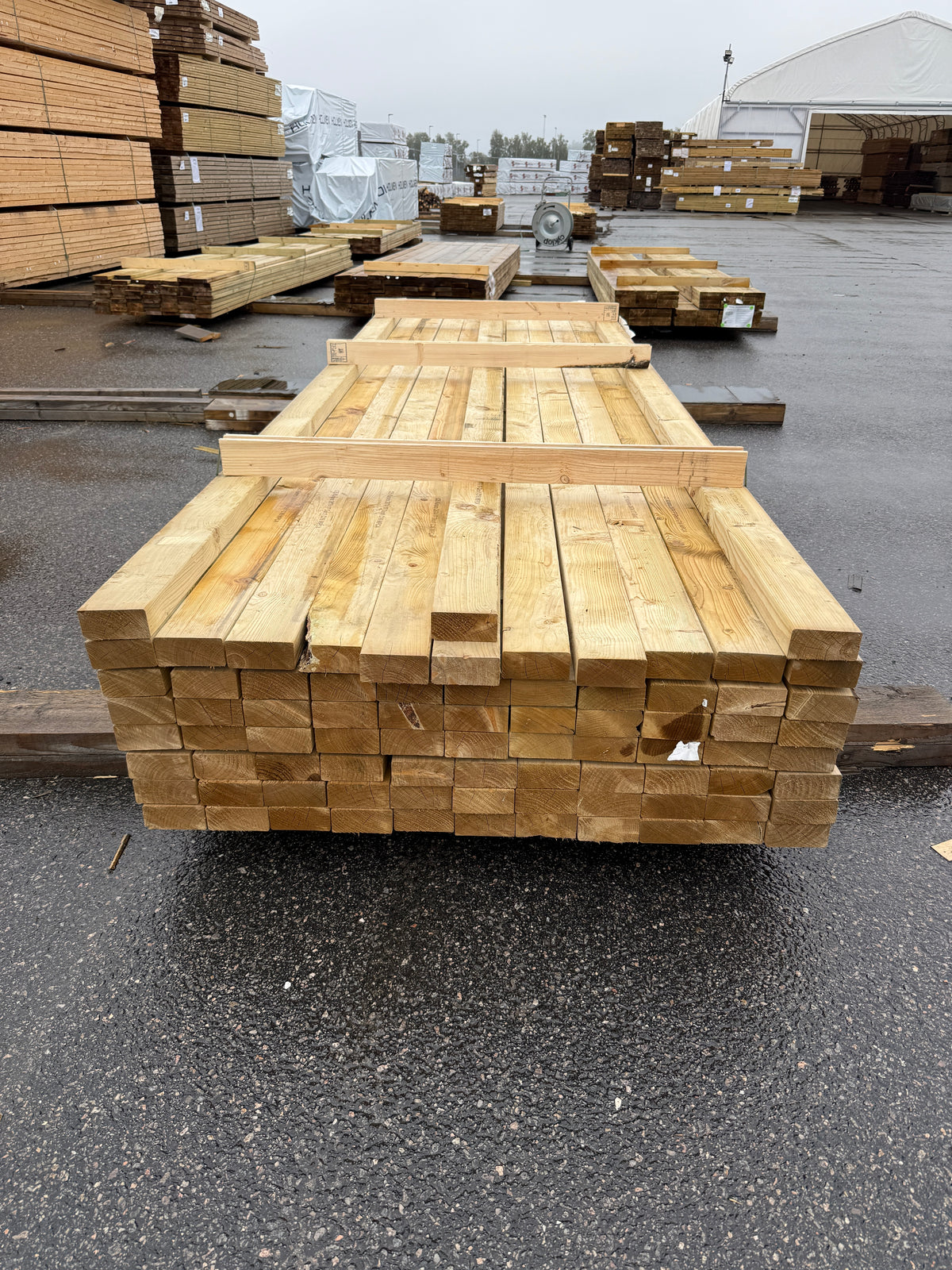 Paket Tryckimpregnerade Reglar 45x95mm 3,60m- 80st