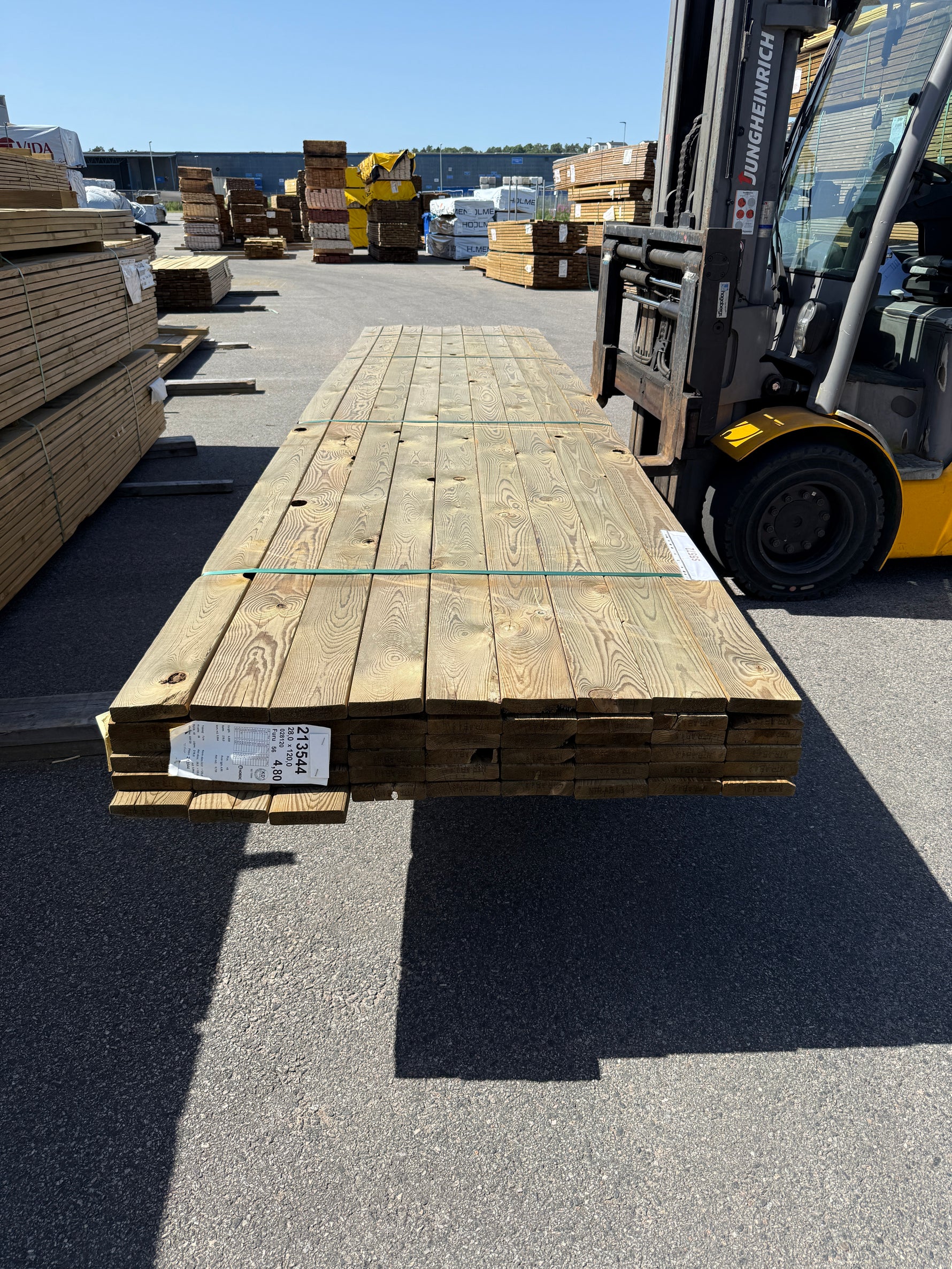Paket Trall Furu 28x120mm 4,80m 54st Impregnerad B-kvalitet