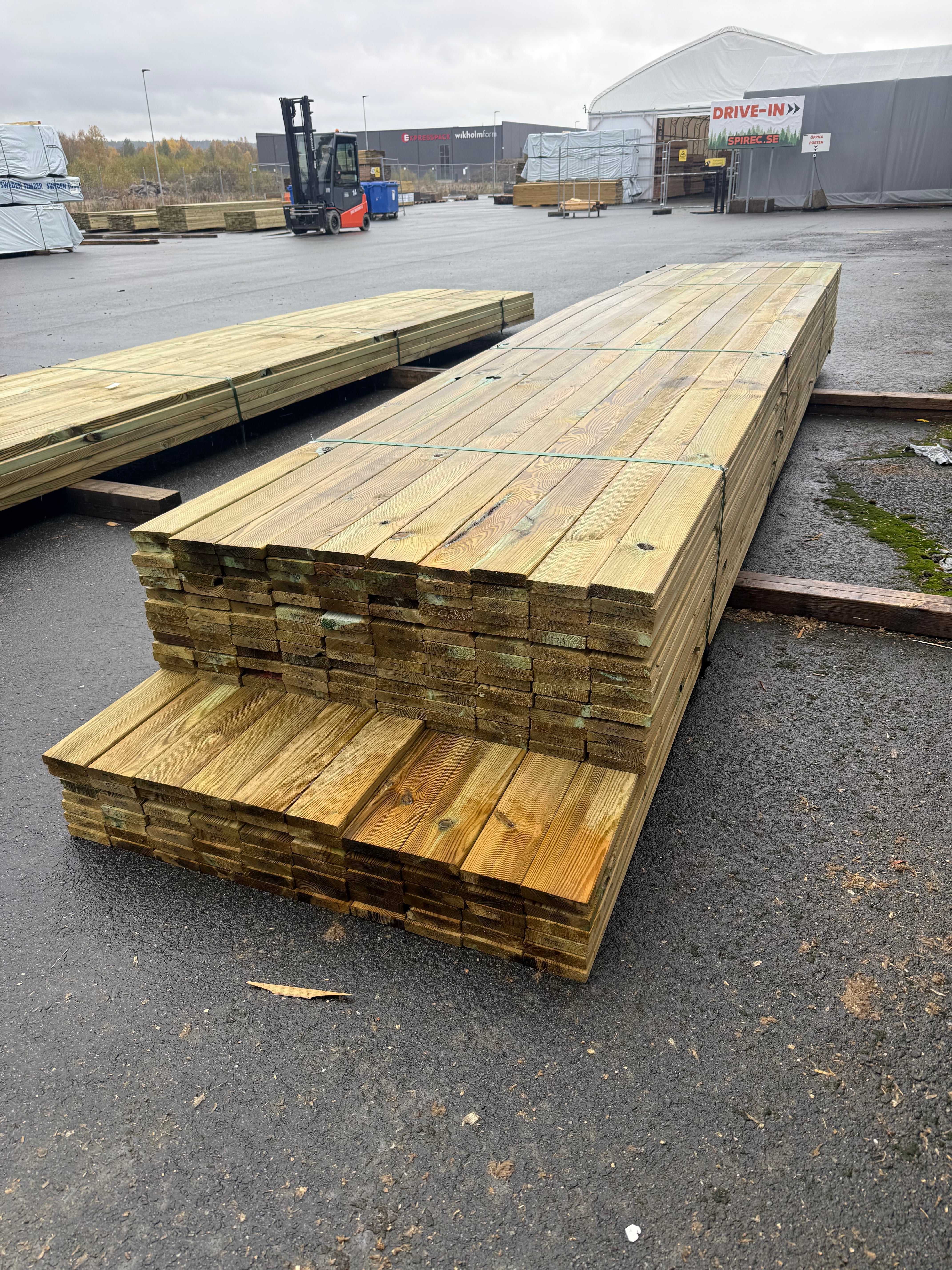 Paket Trall 22x95mm – 200 st (4.50–4.80m) Tryckimpregnerad B-sort