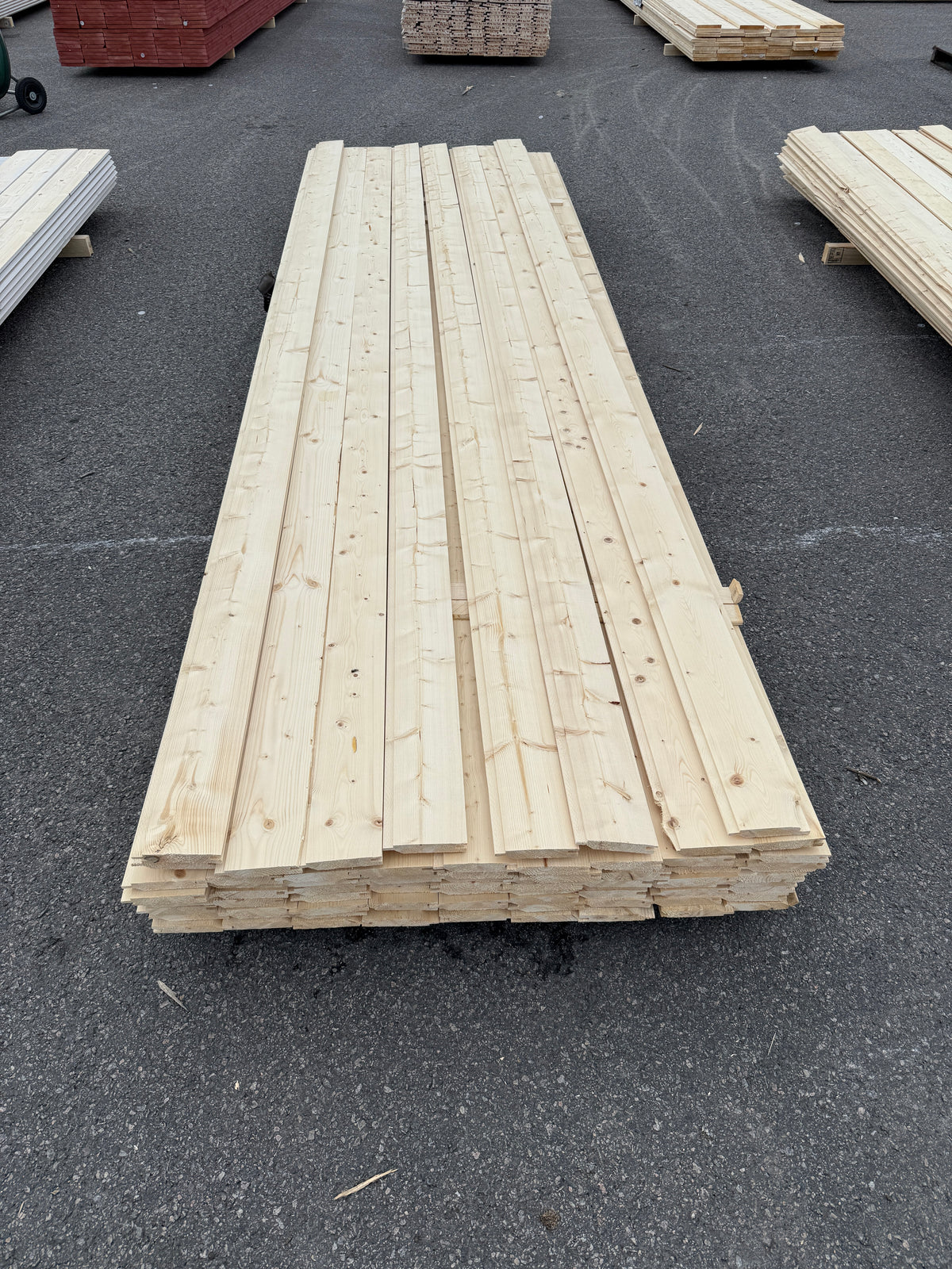 Paket Enkelfasspont 22x120mm, 82st 3,60m- Obehandlad