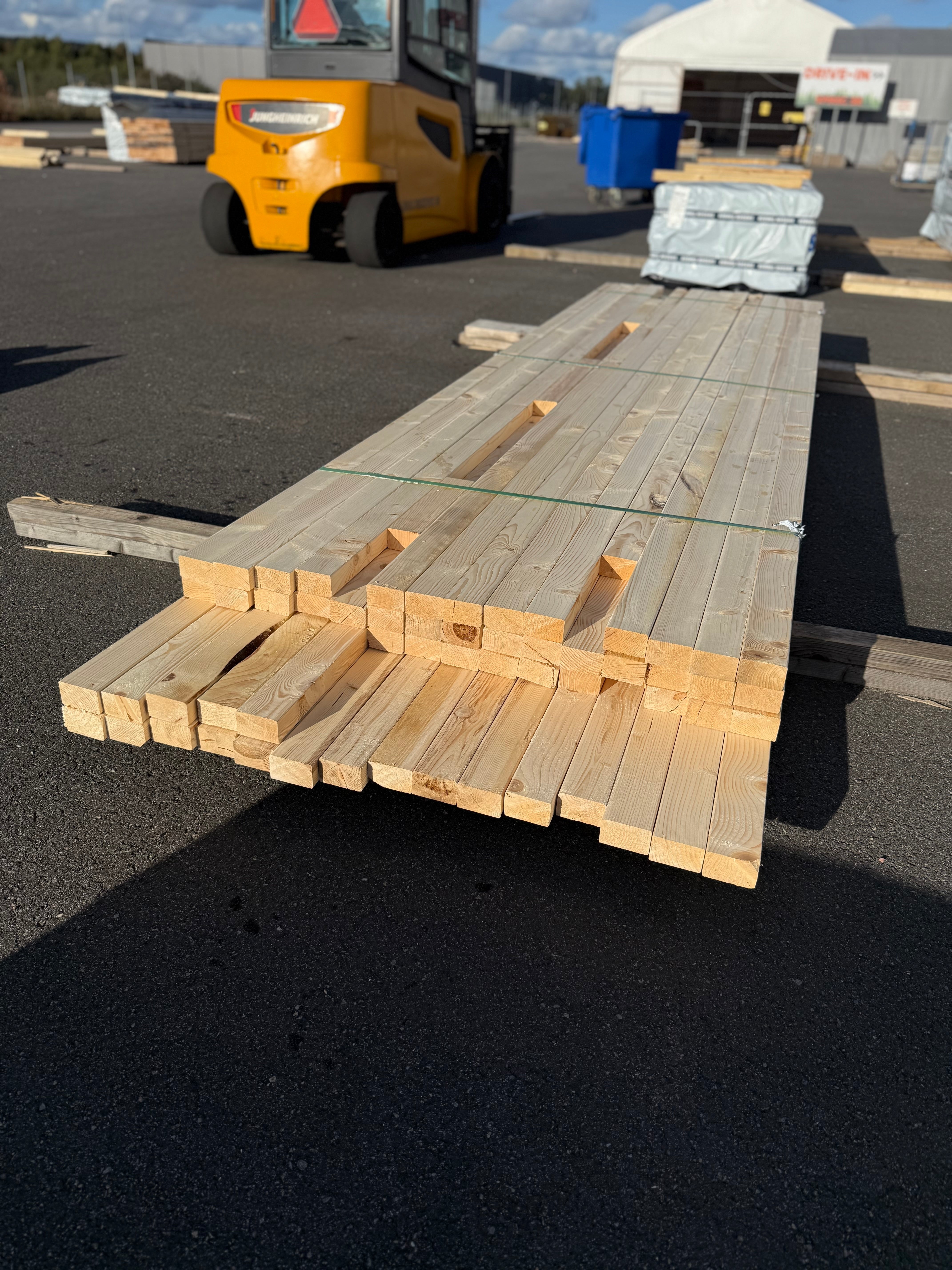 Paket Reglar 45x70 – 58 st (3,30–3,90 m, furu)
