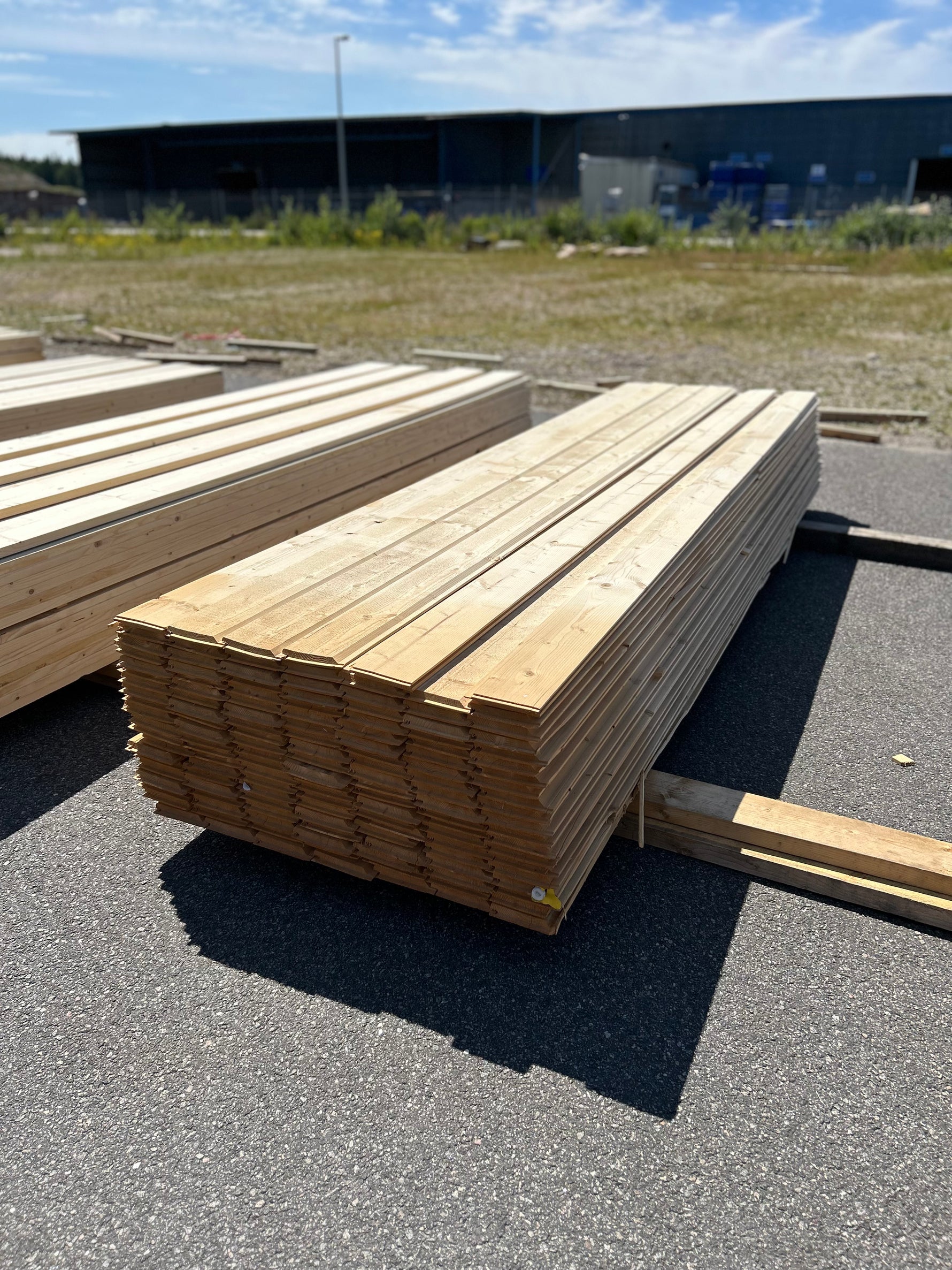 Paket Enkelfas Ändspont 22x145mm 3.60m 139st Obehandlad