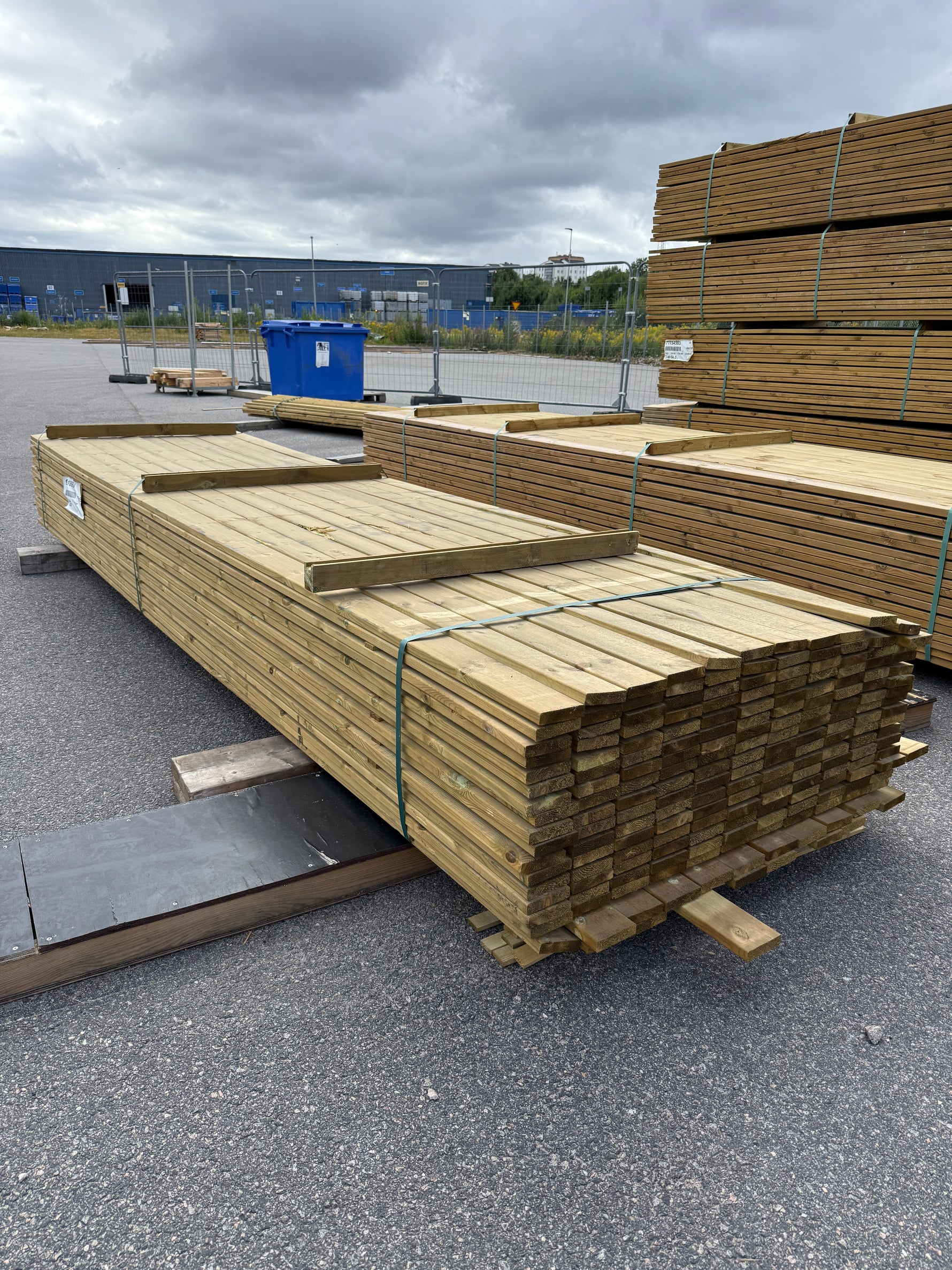 Paket Tryckimpregnerad Trall 22×95 mm, 198st 4,20 m
