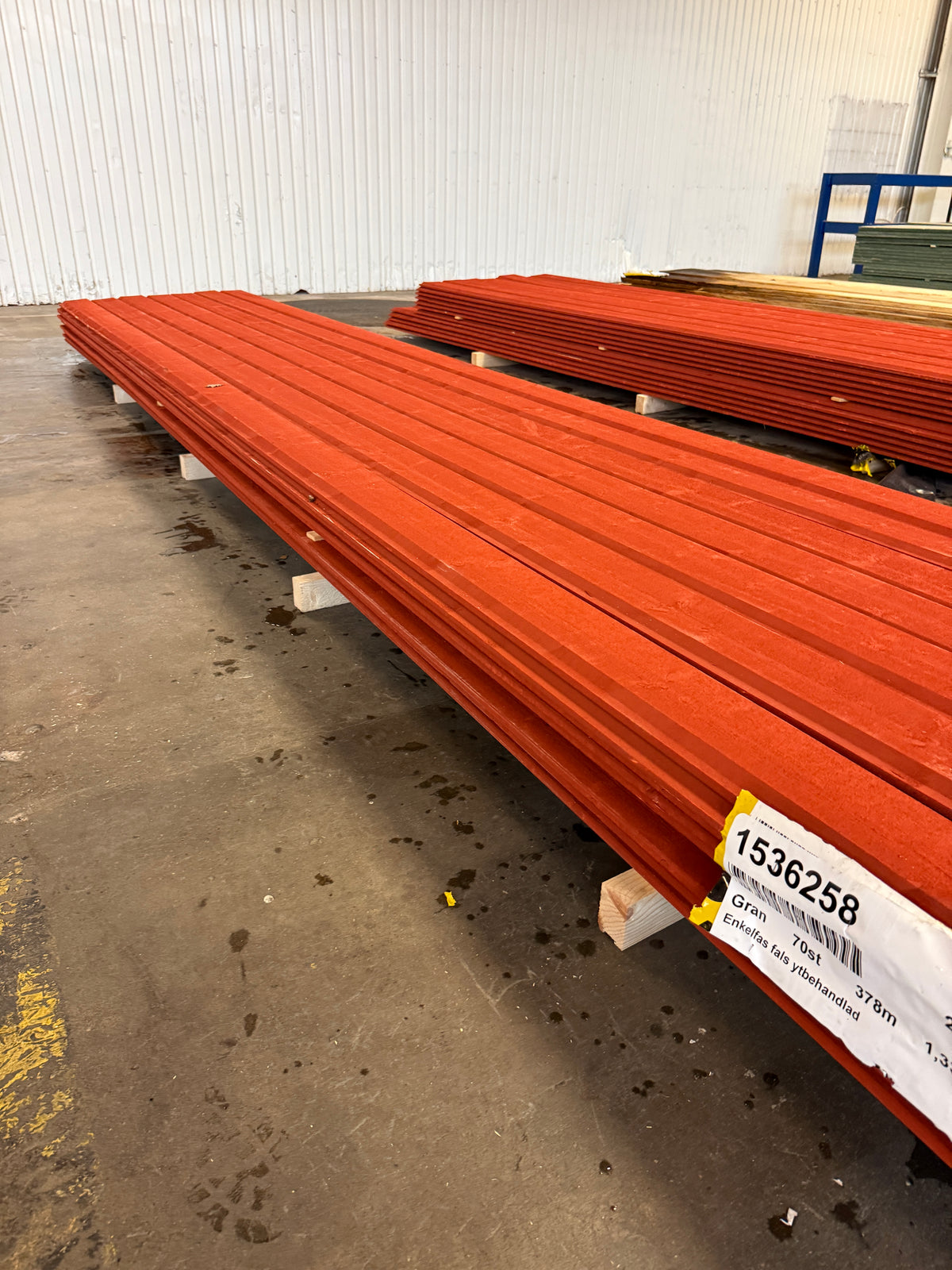 Paket Enkelfas 22×145 mm 5,40 m Målad – 70 st