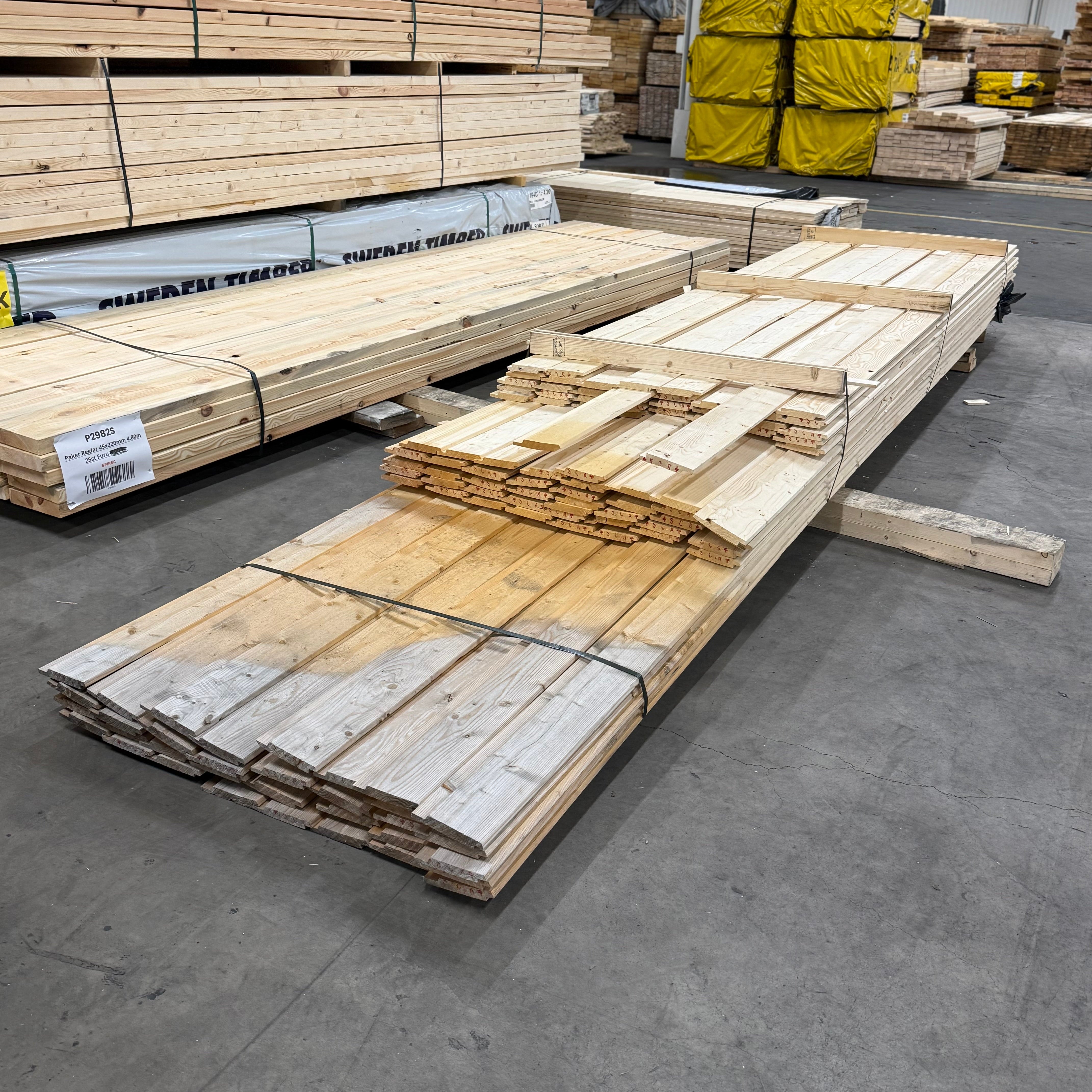 Paket Dubbelfasspont 22x145mm 150st 3.60–5.40m (B-Sortering)