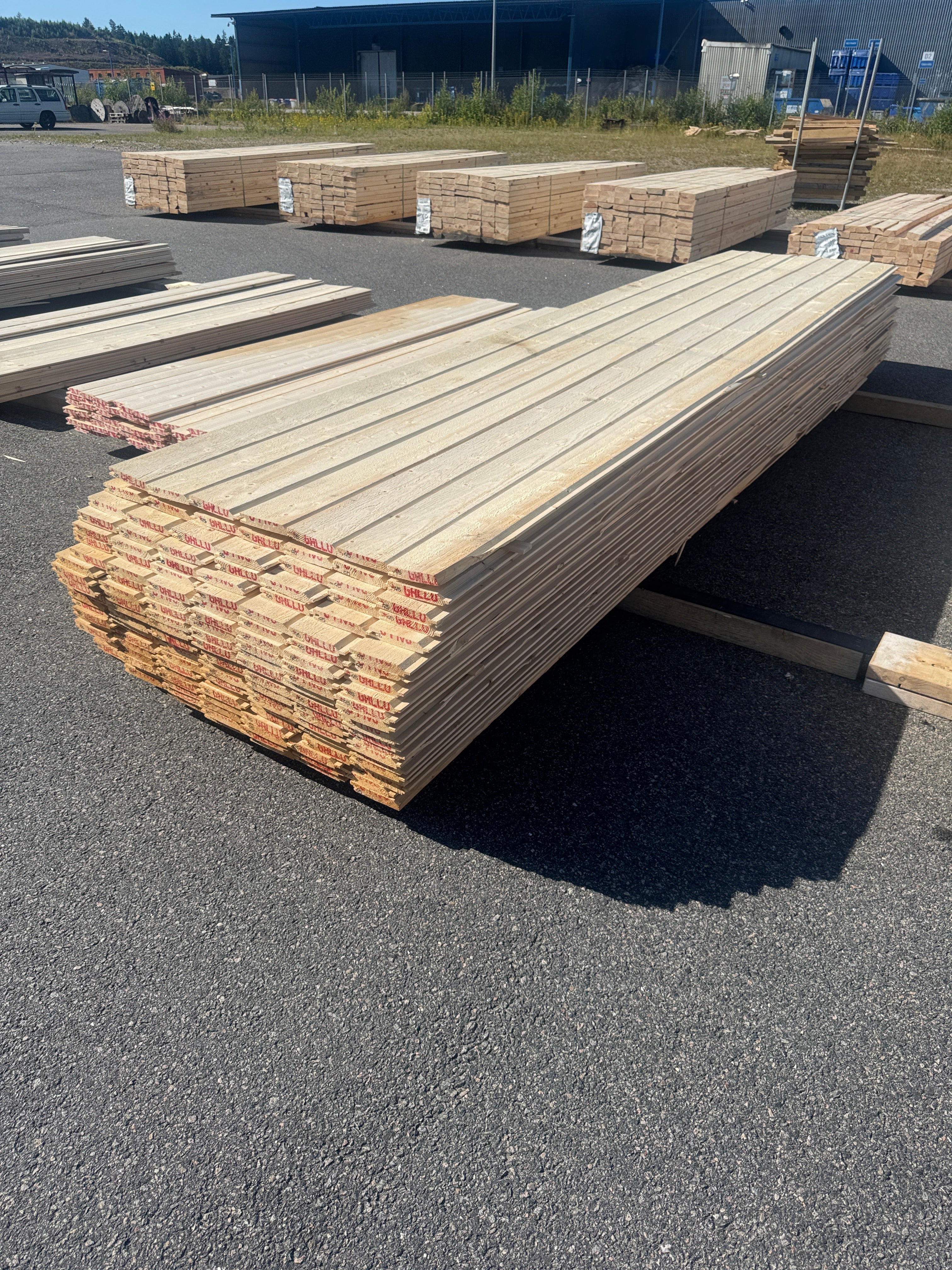 Paket Ytterpanel 22x145mm 4,50m 147st Obehandlad