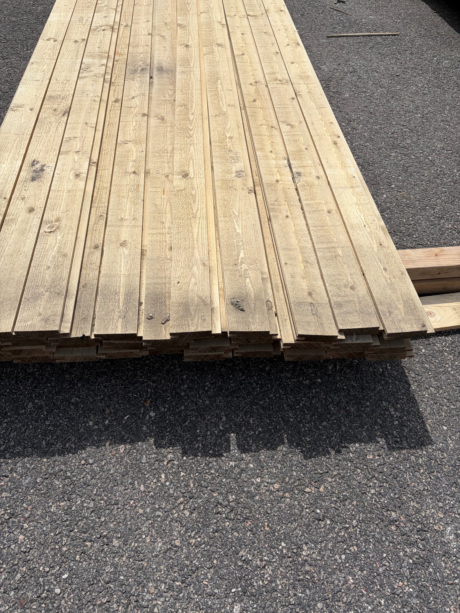 Paket Ytterpanel Spårpanel 22x95mm, 41st 3.0m (Järnvitriol)