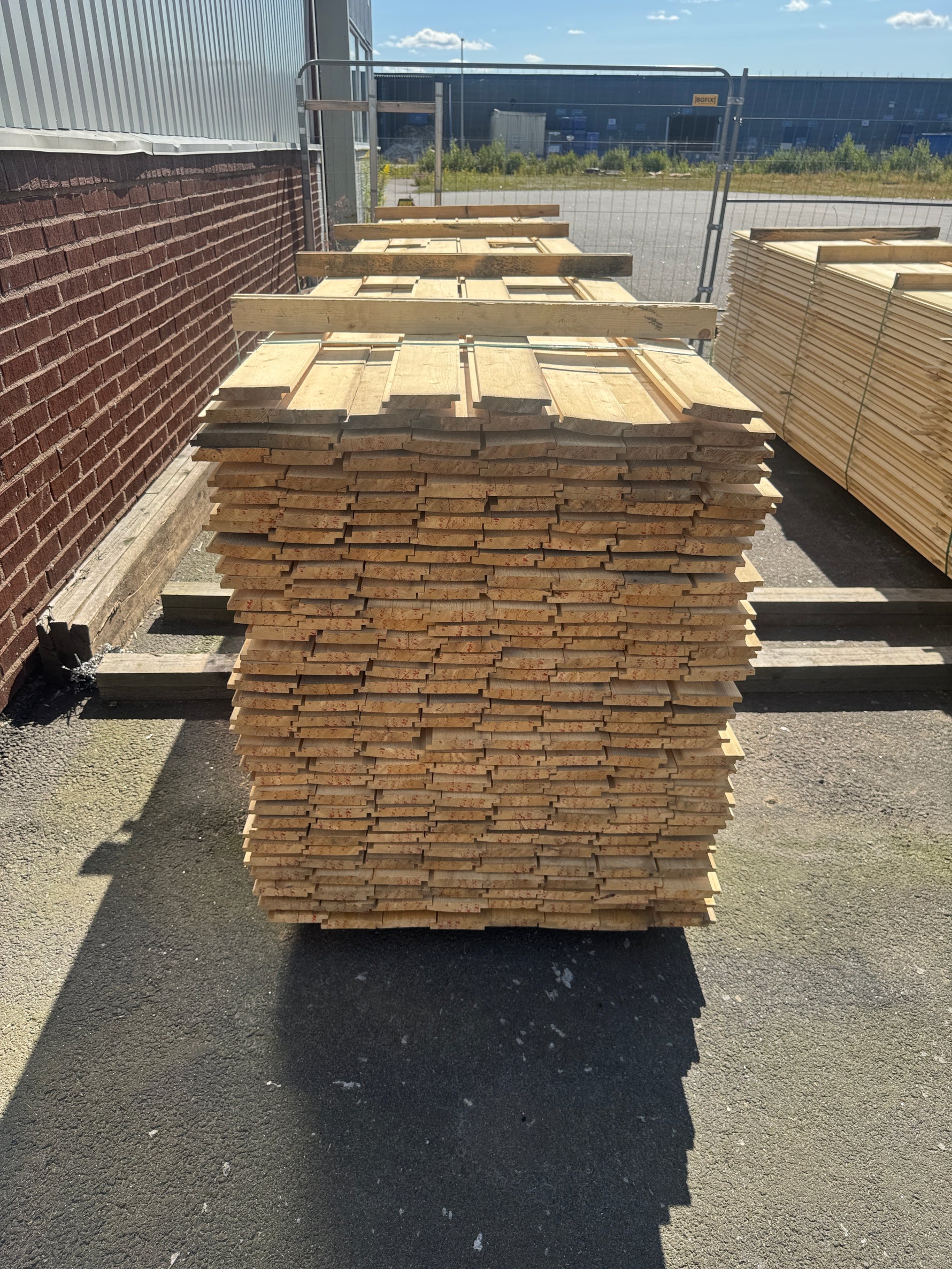 Paket Ytterpanel 22x120mm 4,80m 260st Obehandlad