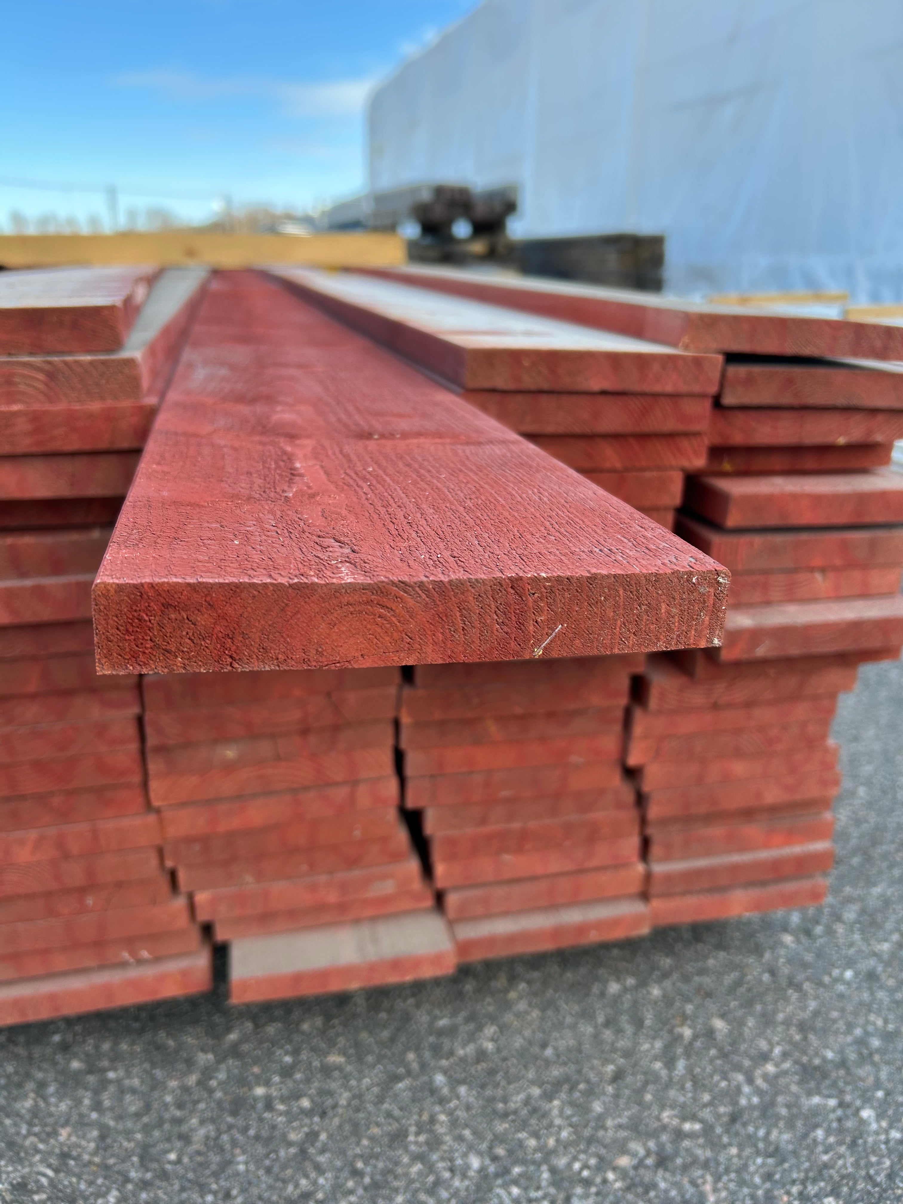 Paket Finsågade Brädor 22x150 mm – 128 st (5,40 m)