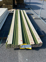 Paket Falsad Spårpanel 22x120mm 3,90m 56st (Grön Slamfärg)